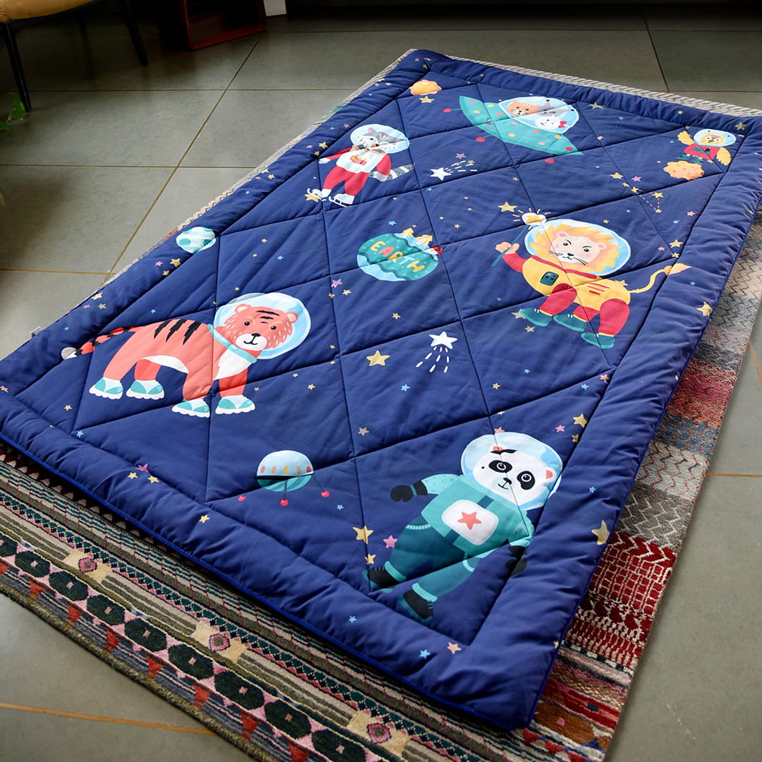 Baby Moo Space Extra Warm XL Duvet Quilt - Blue - Baby Moo