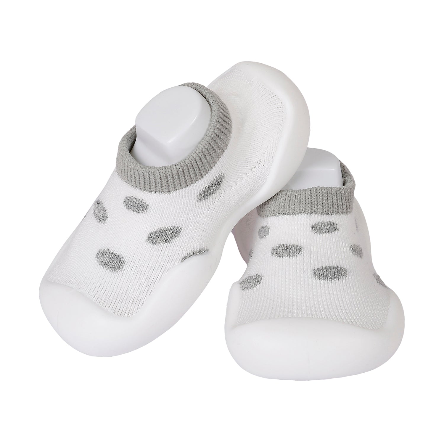 Slip-On Shoes Polka Dots Grey