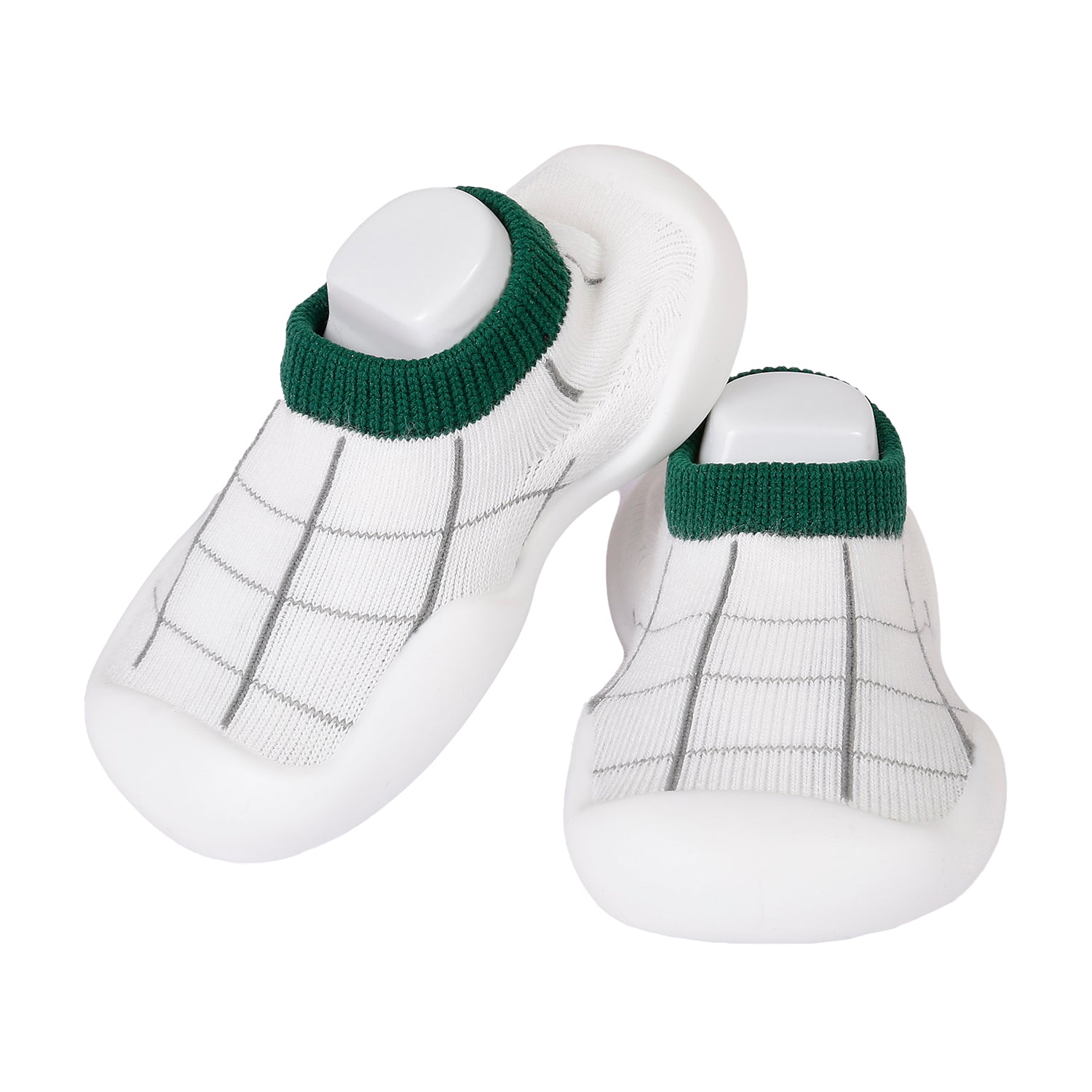 Slip-On Shoes Checked Green