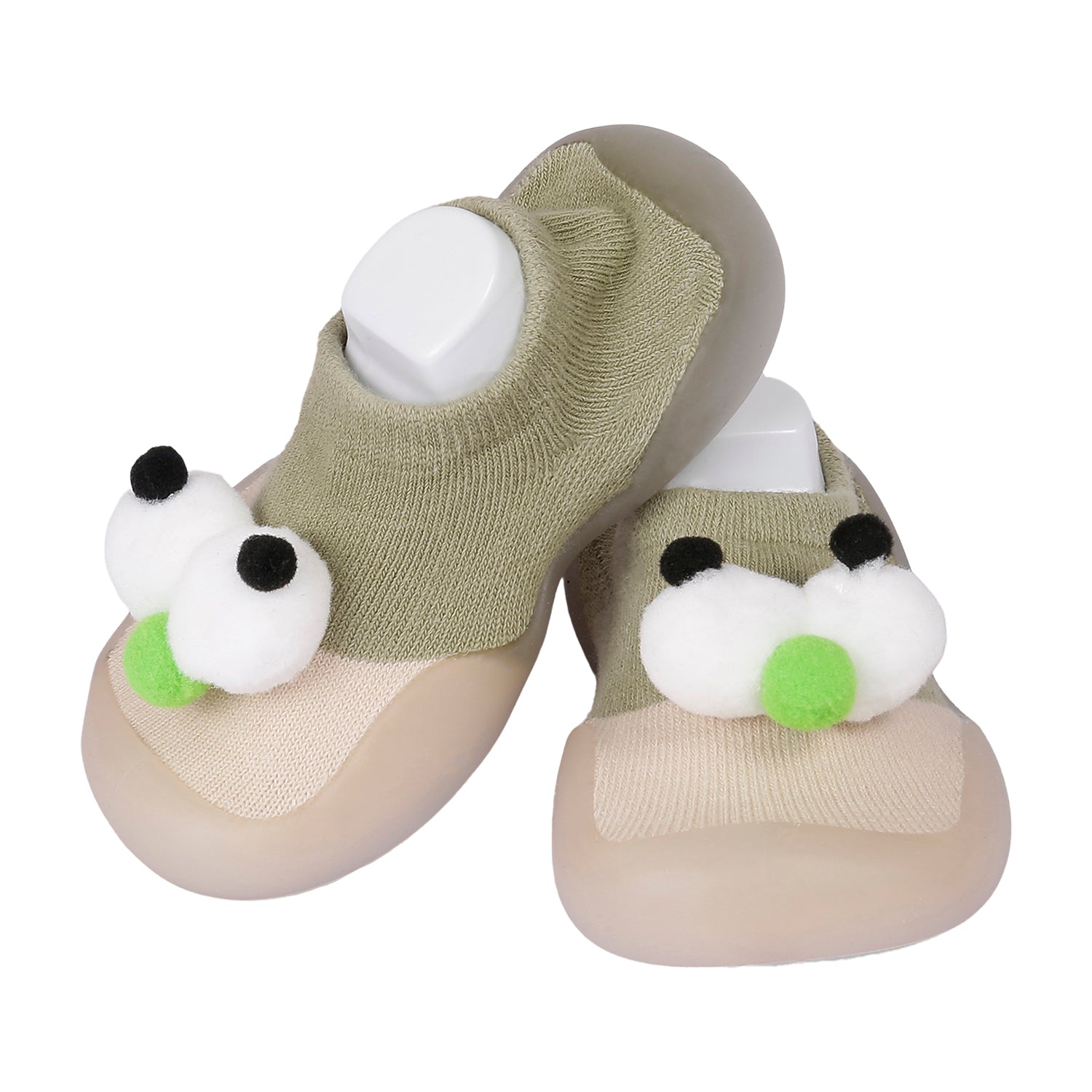 Slip-On Shoes Polka Dots Peach