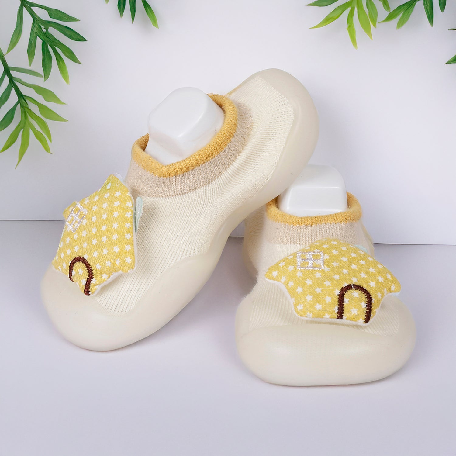 Slip-On Shoes 3D Happy Home Beige