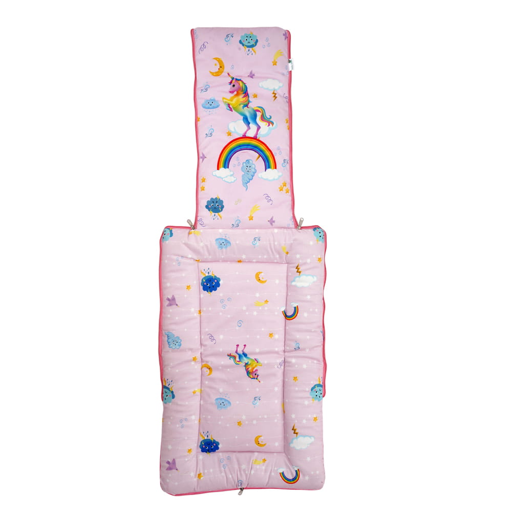 Baby Moo Unicorn Premium Carry Nest Velvet With Hosiery Lining Sleeping Bag - Pink - Baby Moo