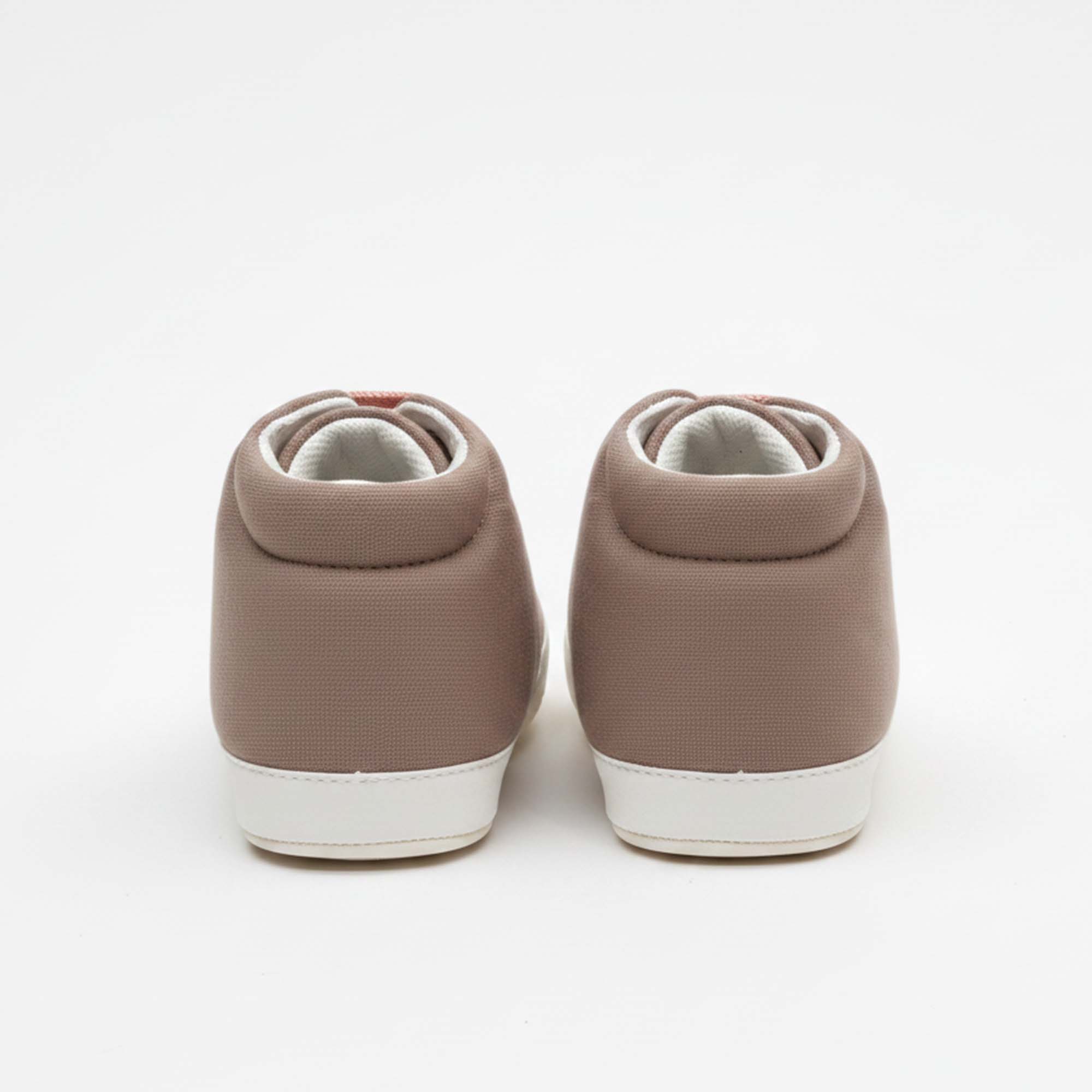 Baby Moo Stylish Lace-Up Comfy Velcro Sneakers Booties-Brown