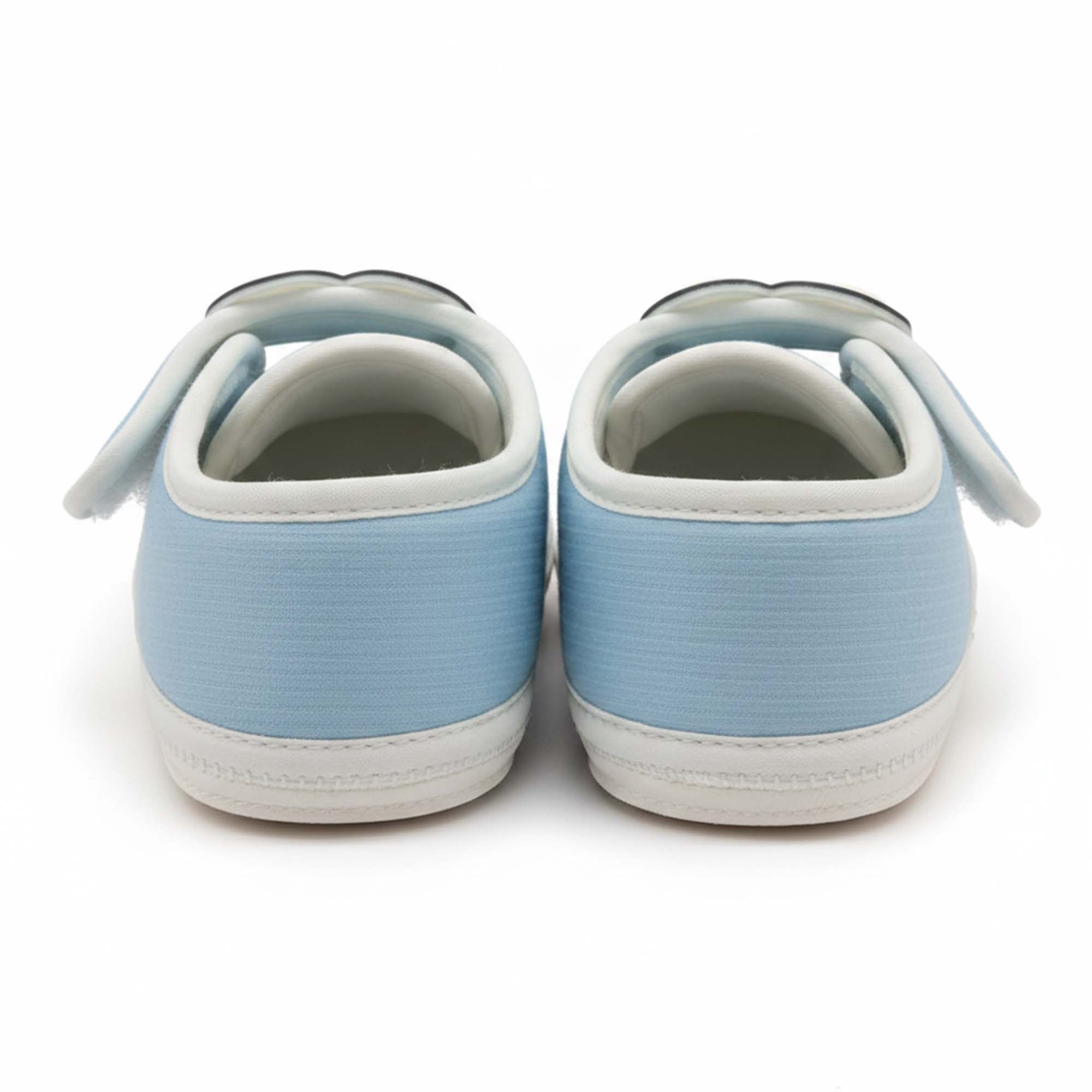 Baby Moo Minions Velcro Strap Anti-Skid Sneakers Booties-Blue
