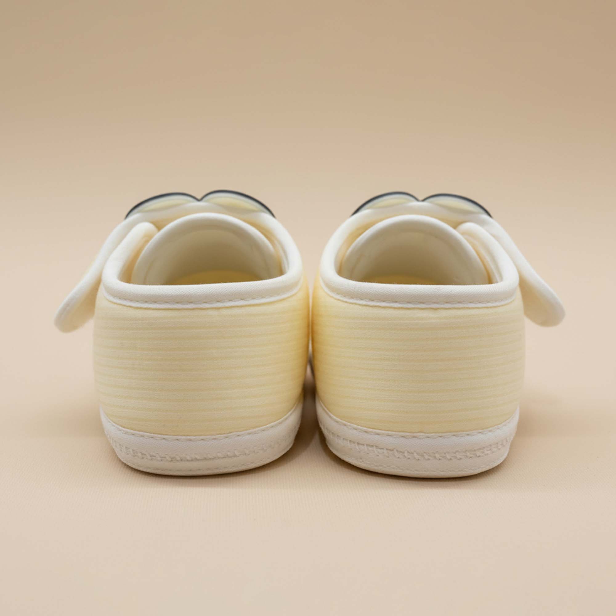 Baby Moo Minions Velcro Strap Anti-Skid Sneakers Booties-Yellow