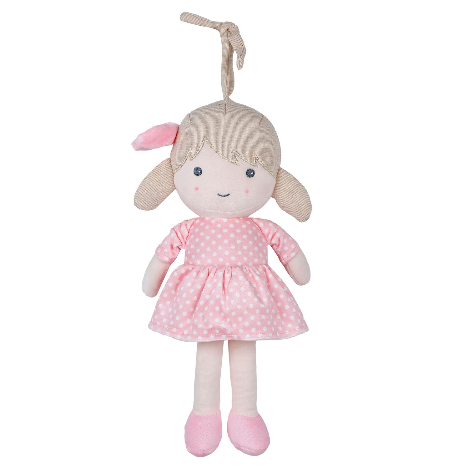 Baby Moo Little Girl Hanging Musical Pulling Toy - Pink