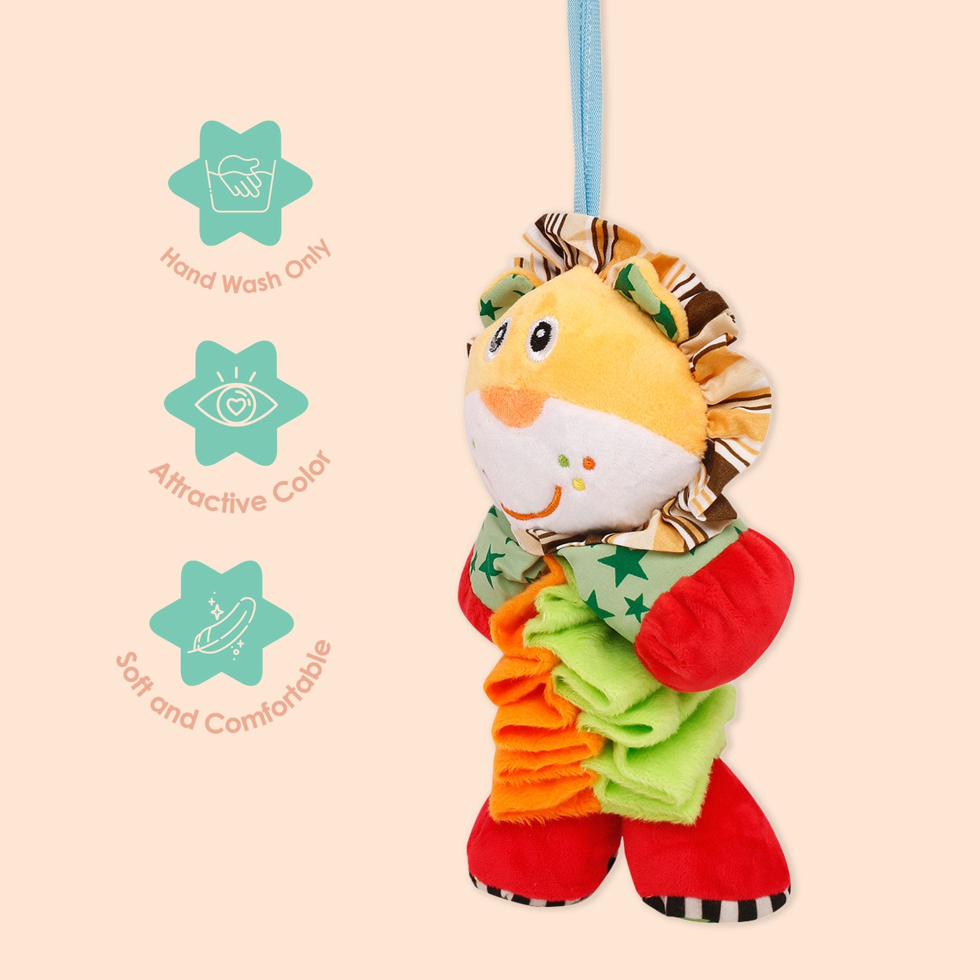 Circus Lion Yellow Pulling Toy