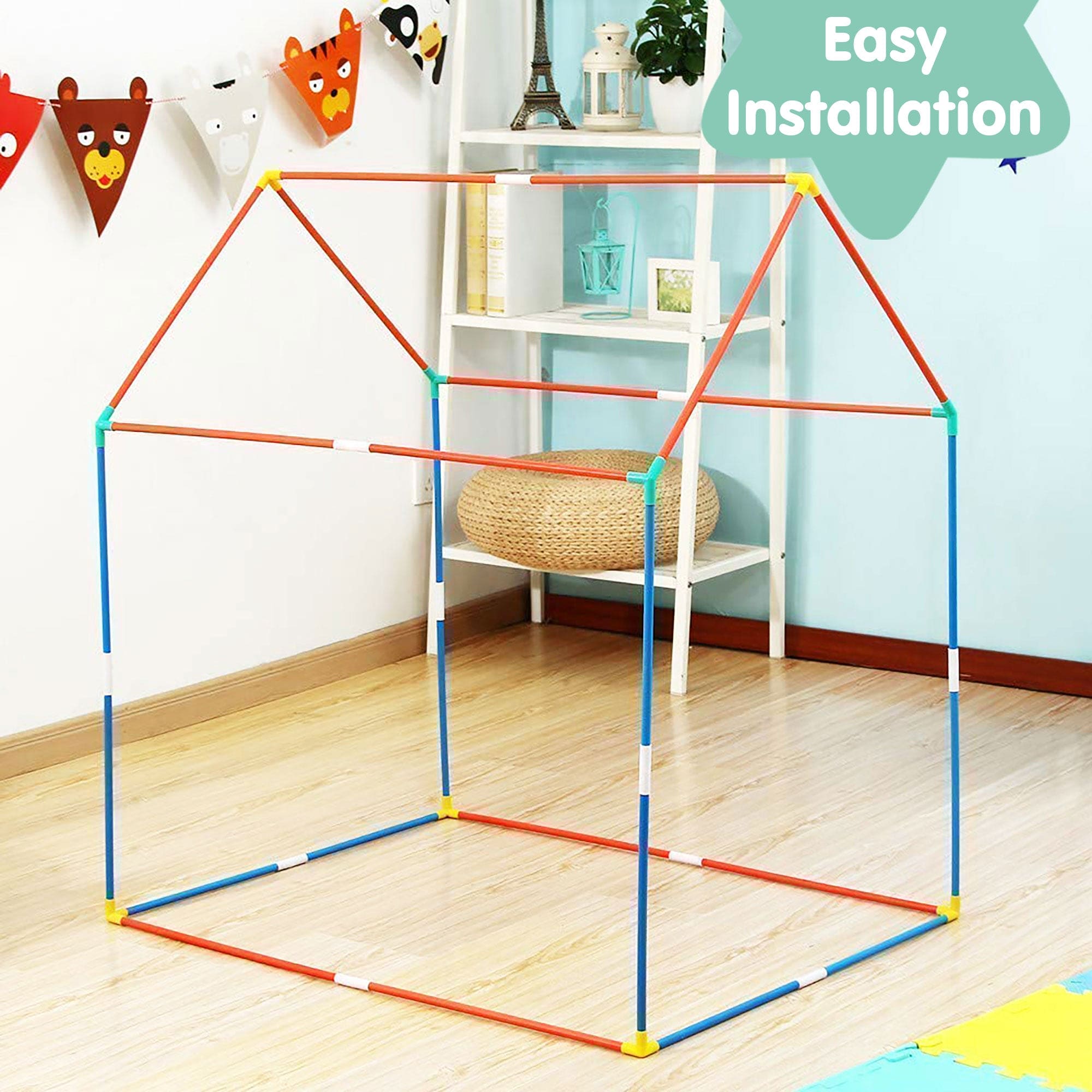 Playtime Foldable Tent House Zoo - Green