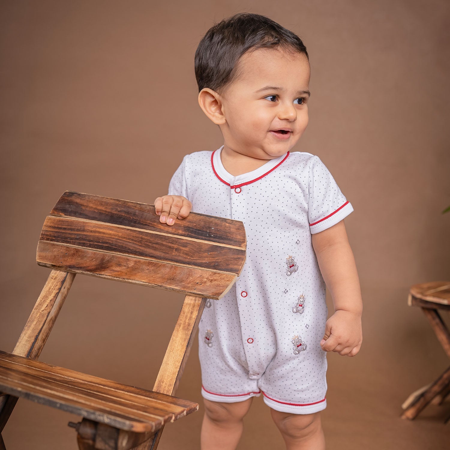 Baby store short romper