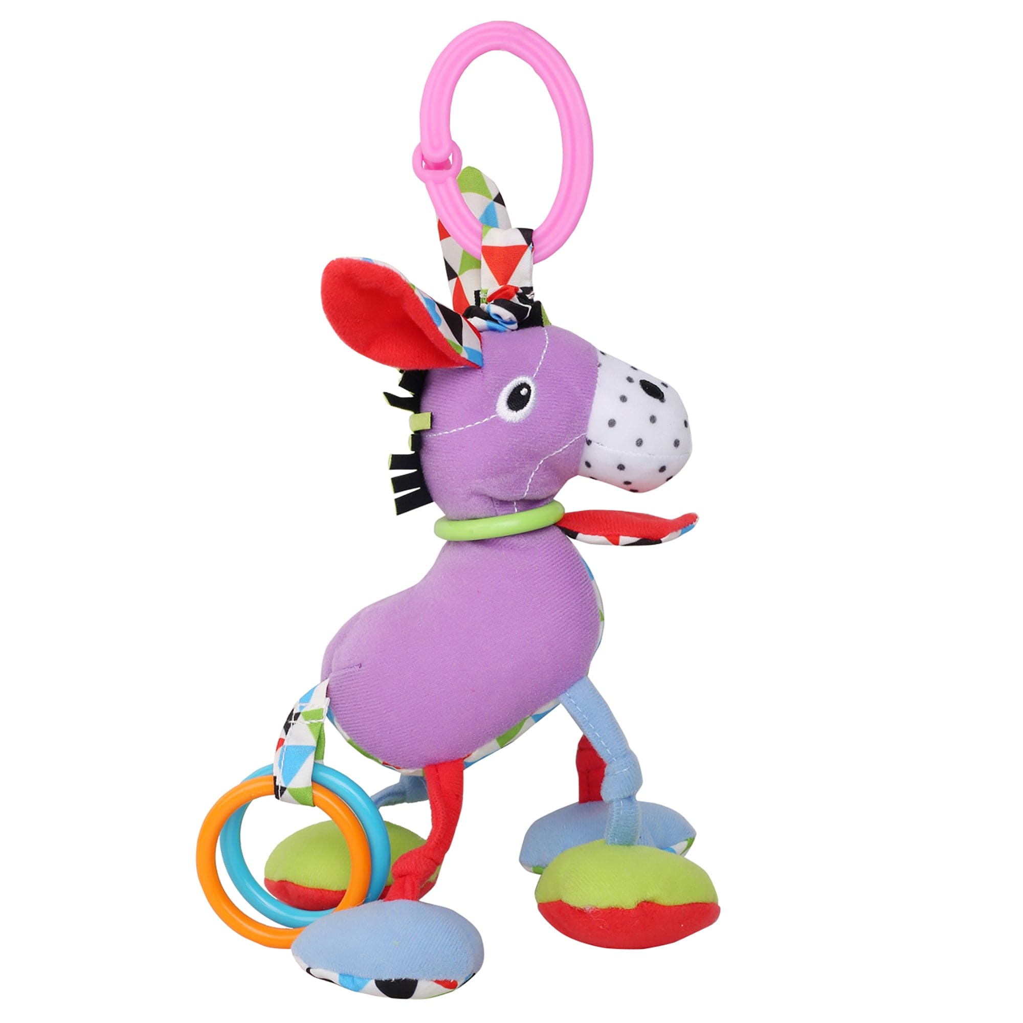 Donkey Purple Hanging Toy With Vibrations