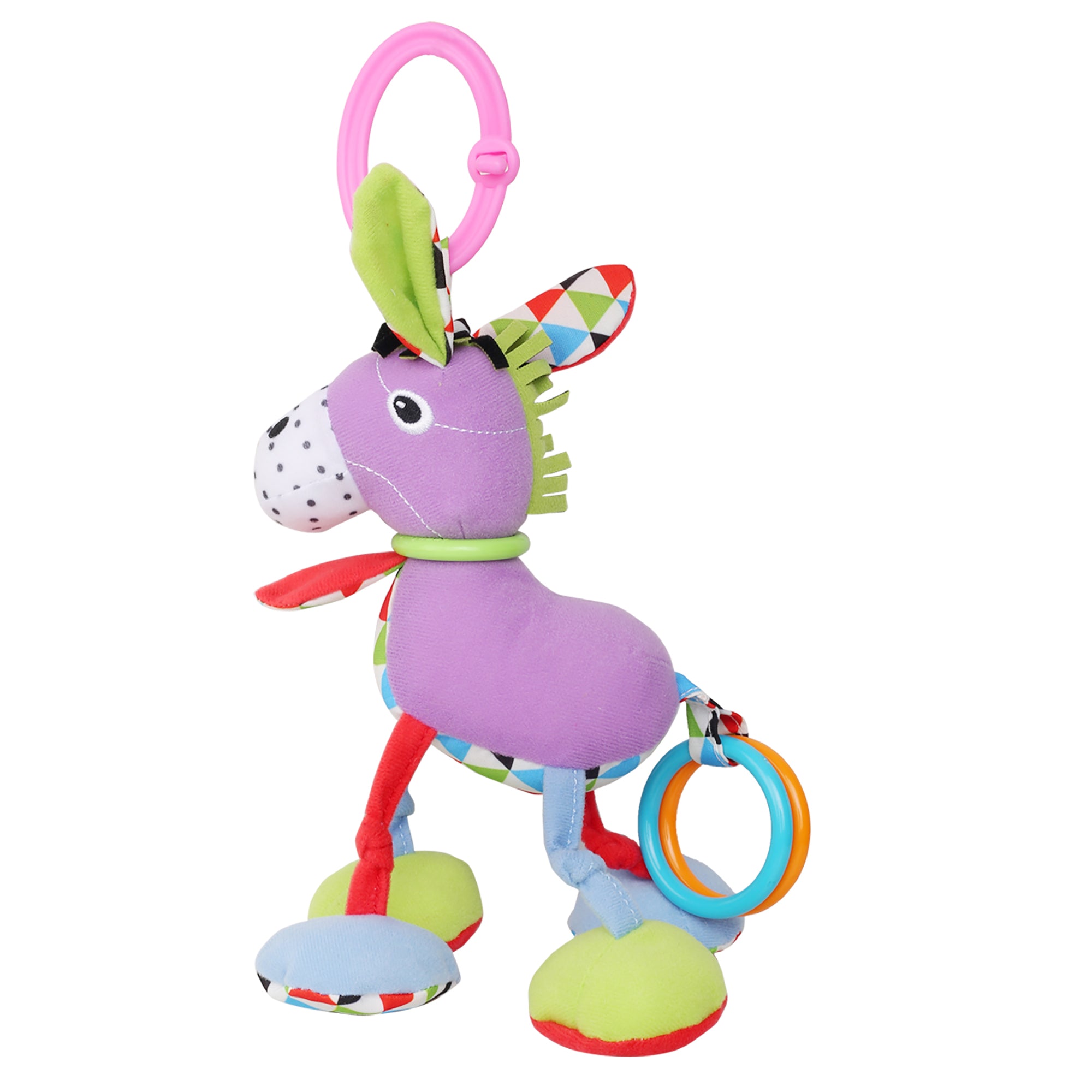 Donkey Purple Hanging Toy With Vibrations