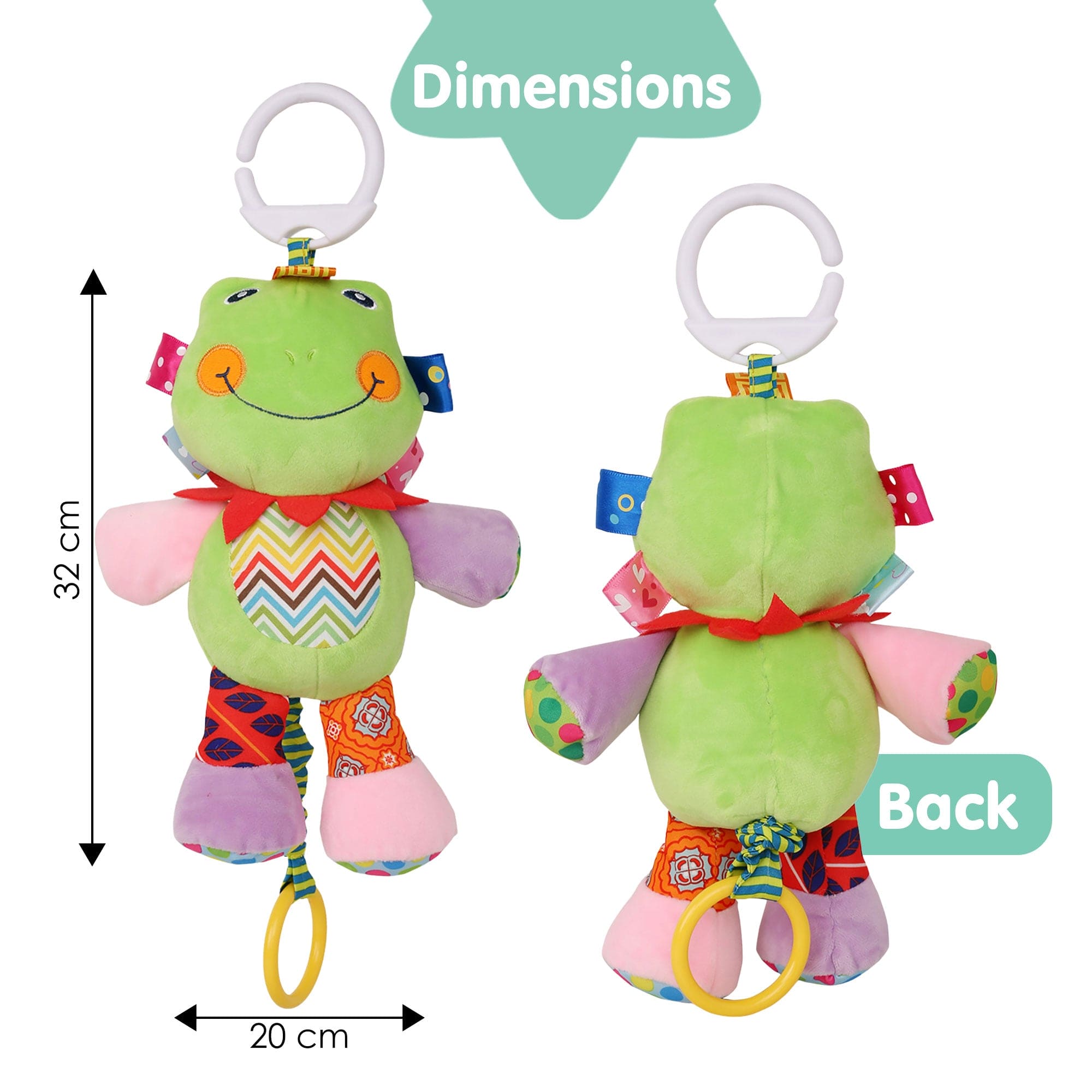 Frog Green Pulling Toy