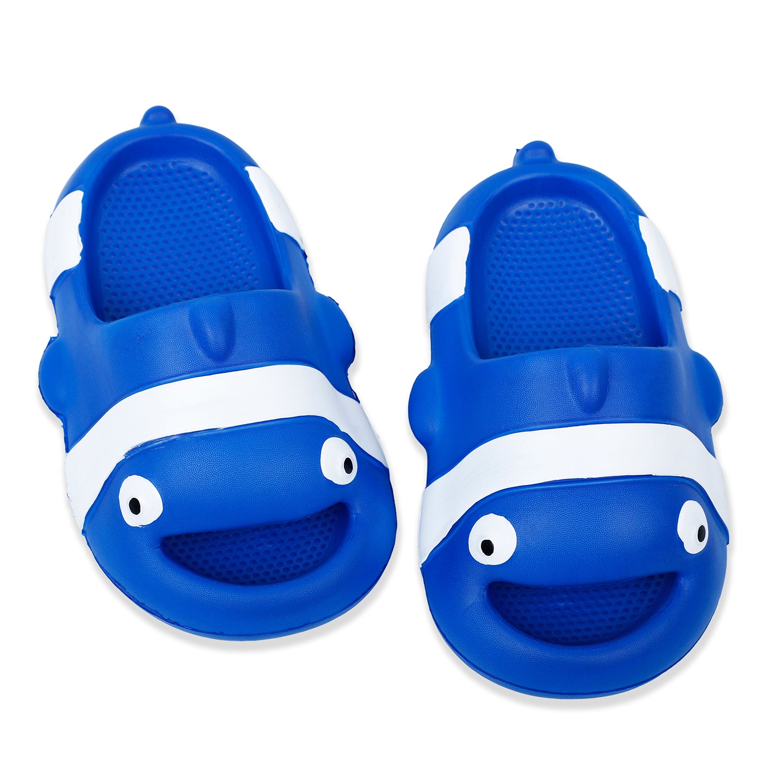 Baby Moo Nemo Waterproof Soft Slippers Anti-Skid Sliders - Blue - Baby Moo