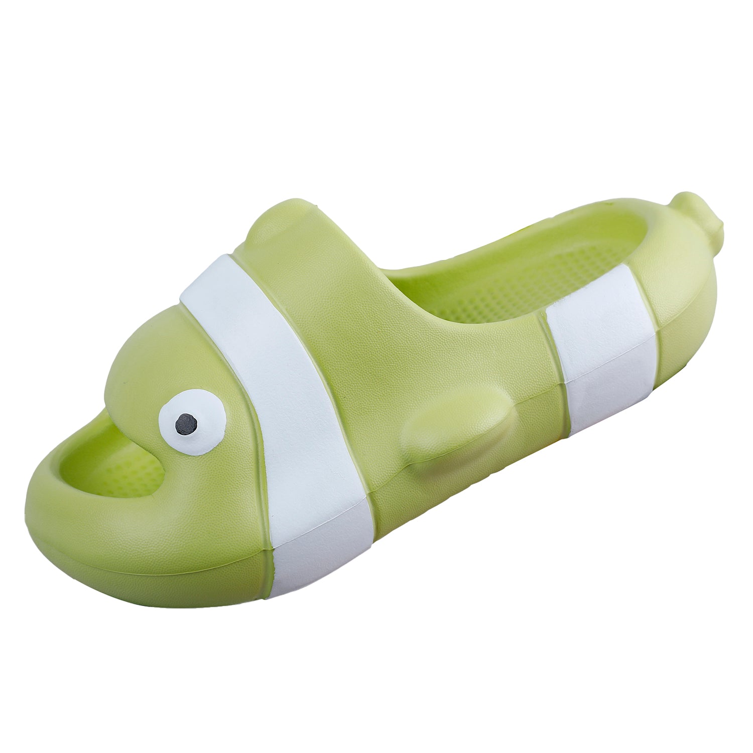 Baby Moo Nemo Waterproof Soft Slippers Anti-Skid Sliders - Green