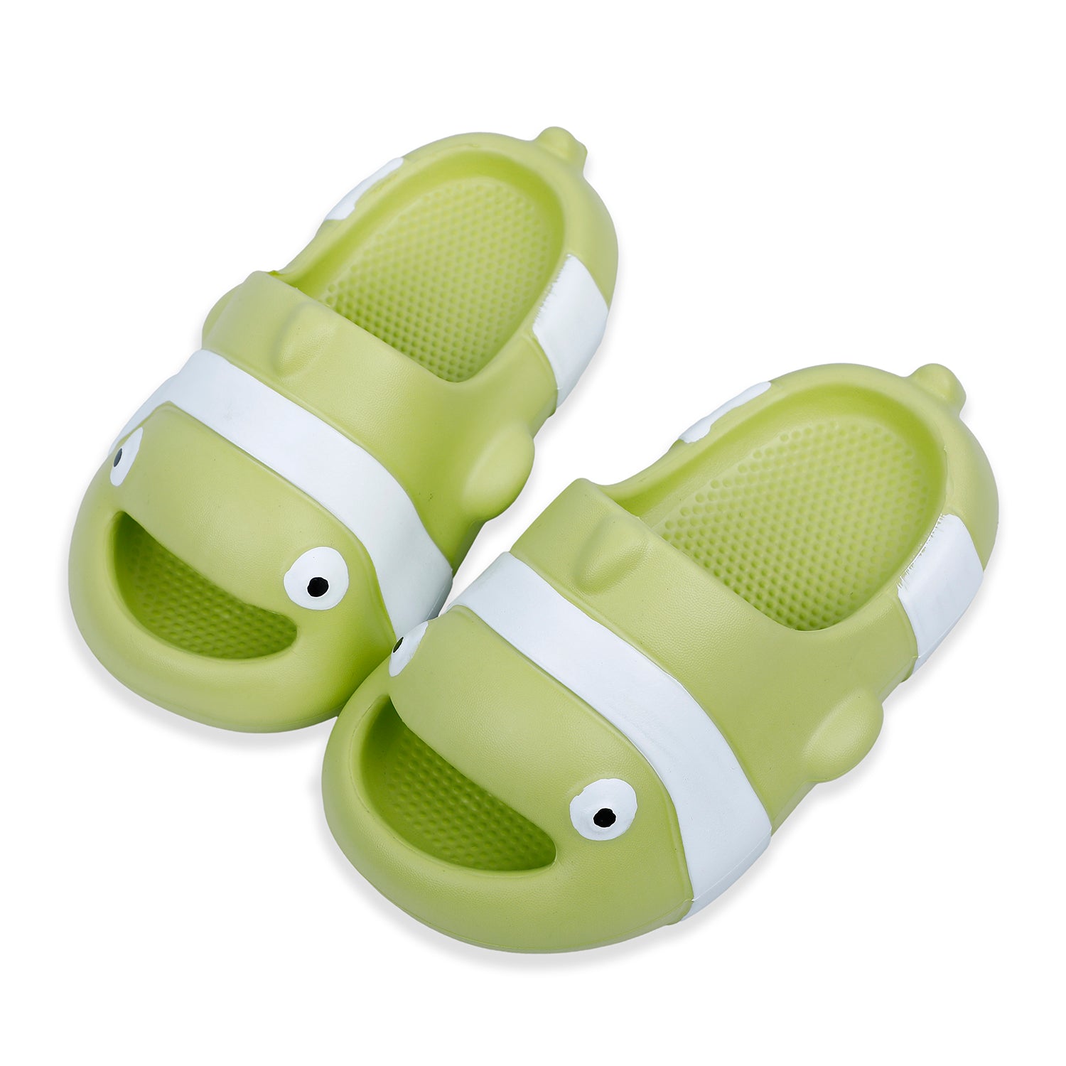 Baby Moo Nemo Waterproof Soft Slippers Anti-Skid Sliders - Green - Baby Moo