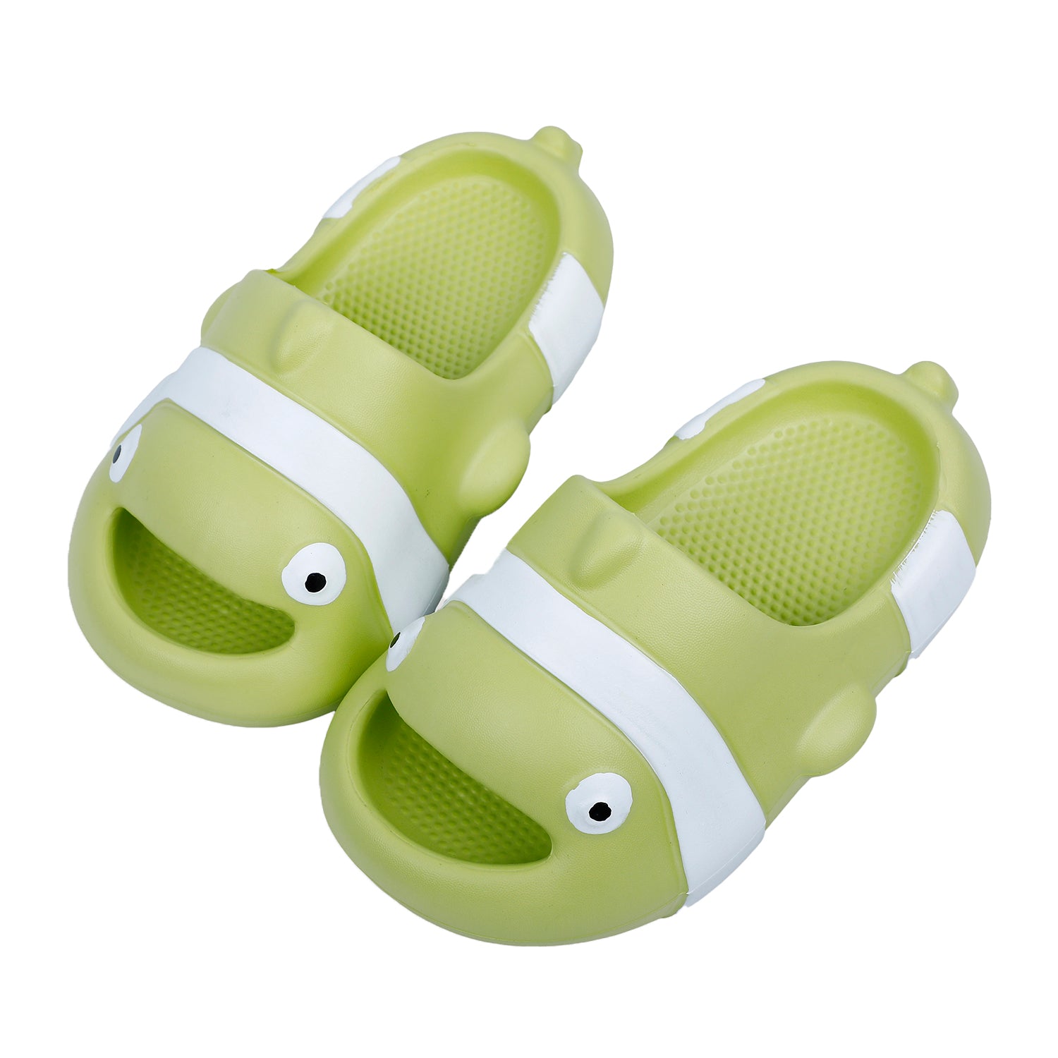 Baby Moo Nemo Waterproof Soft Slippers Anti-Skid Sliders - Green