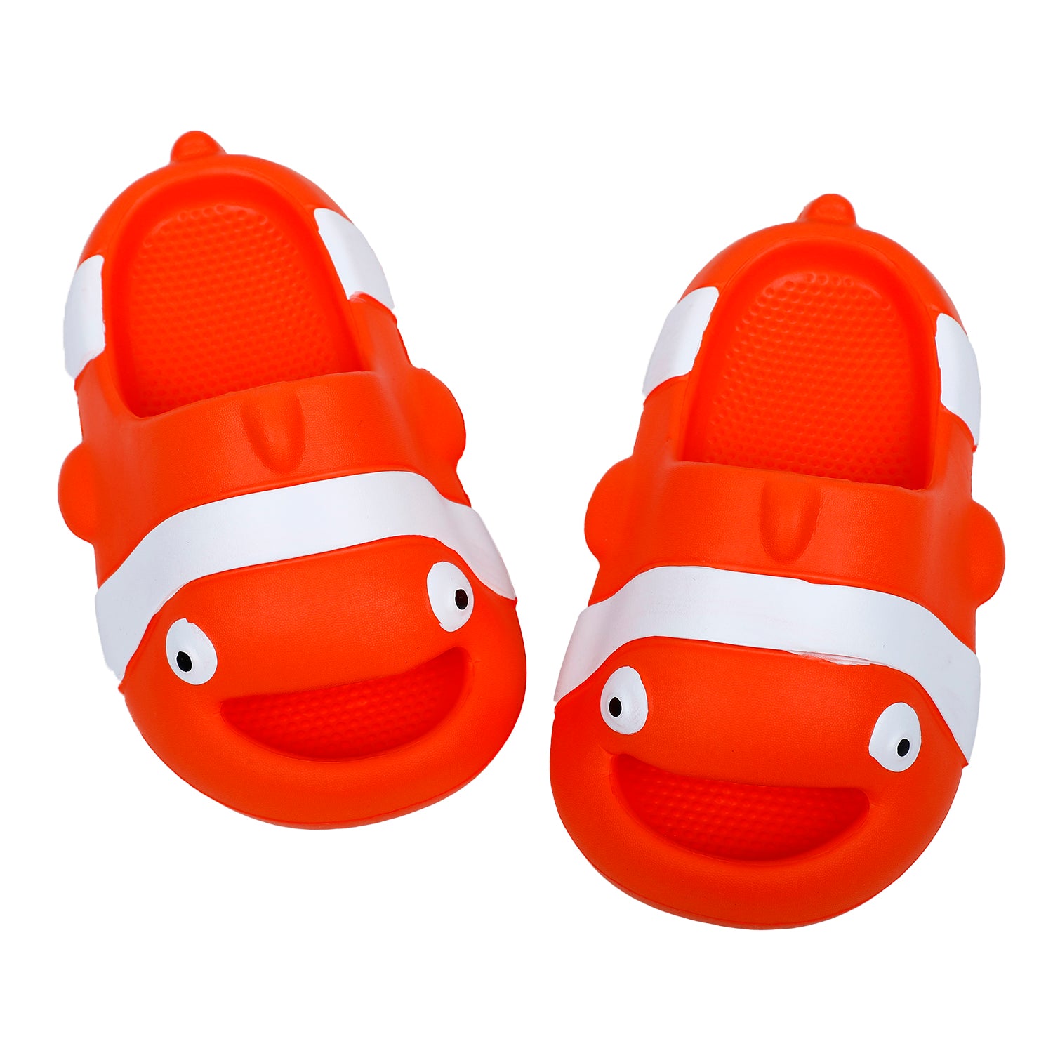 Baby Moo Nemo Waterproof Soft Slippers Anti-Skid Sliders - Orange