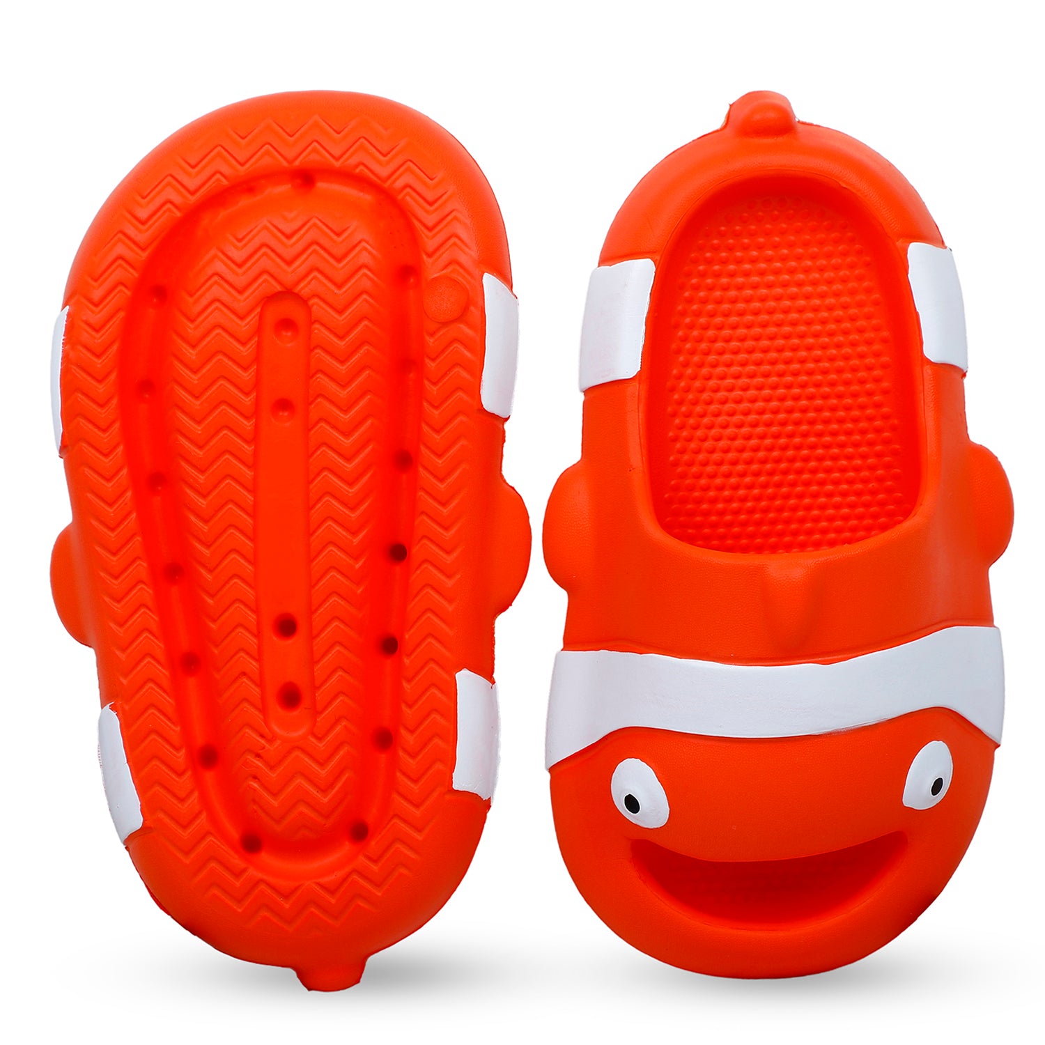 Orange store babies slippers