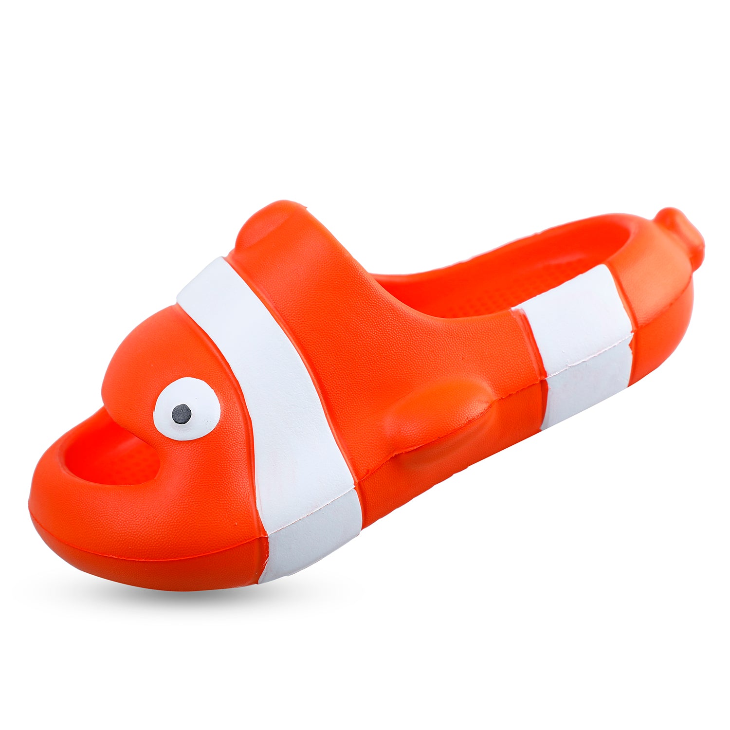 Baby Moo Nemo Waterproof Soft Slippers Anti-Skid Sliders - Orange - Baby Moo