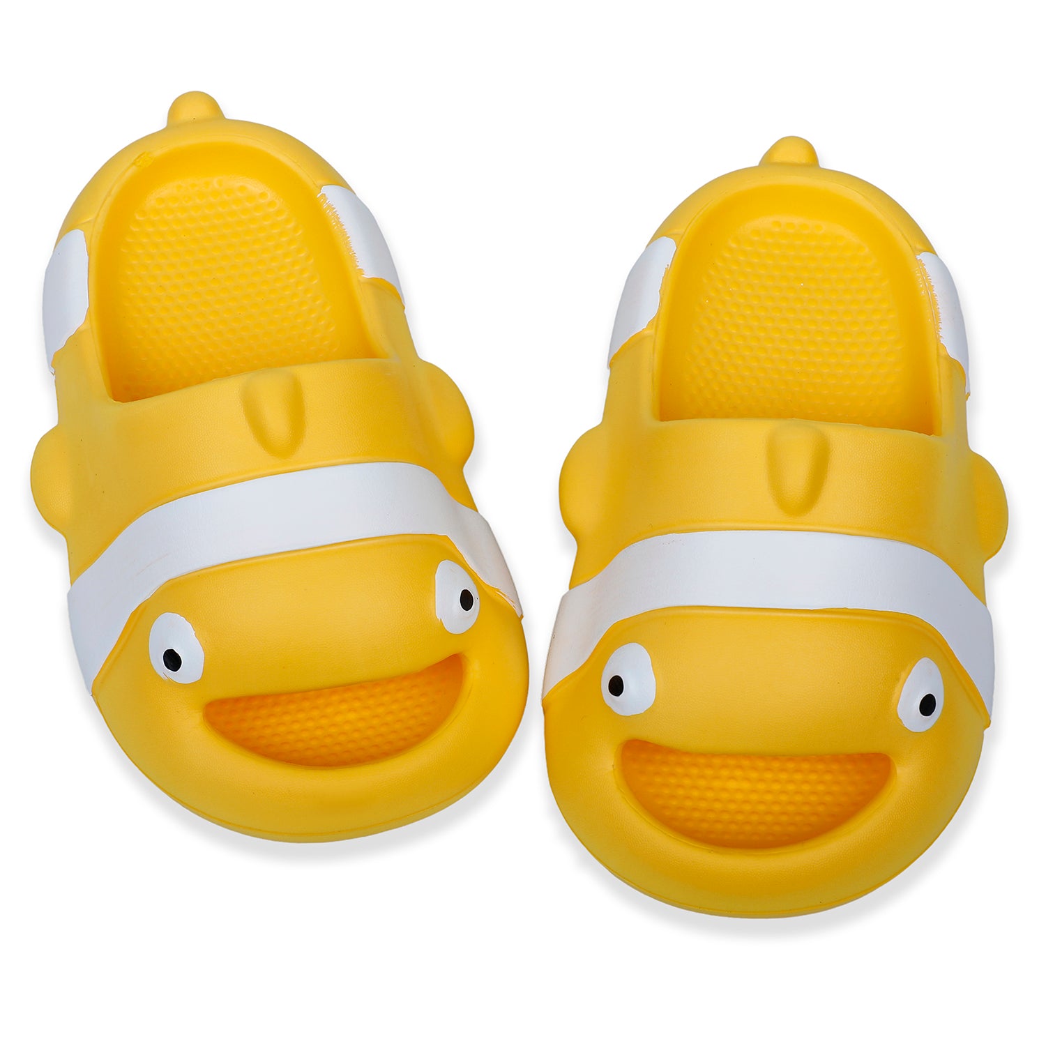 Baby Moo Nemo Waterproof Soft Slippers Anti-Skid Sliders - Yellow - Baby Moo