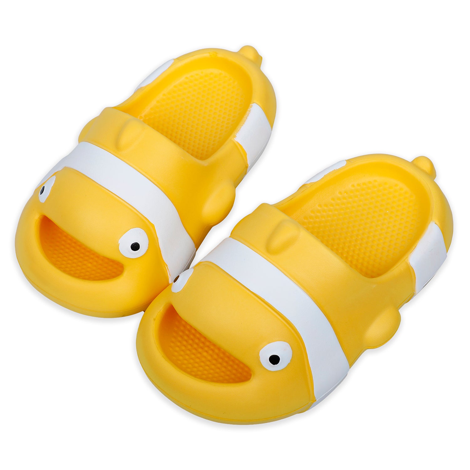 Baby Moo Nemo Waterproof Soft Slippers Anti-Skid Sliders - Yellow - Baby Moo