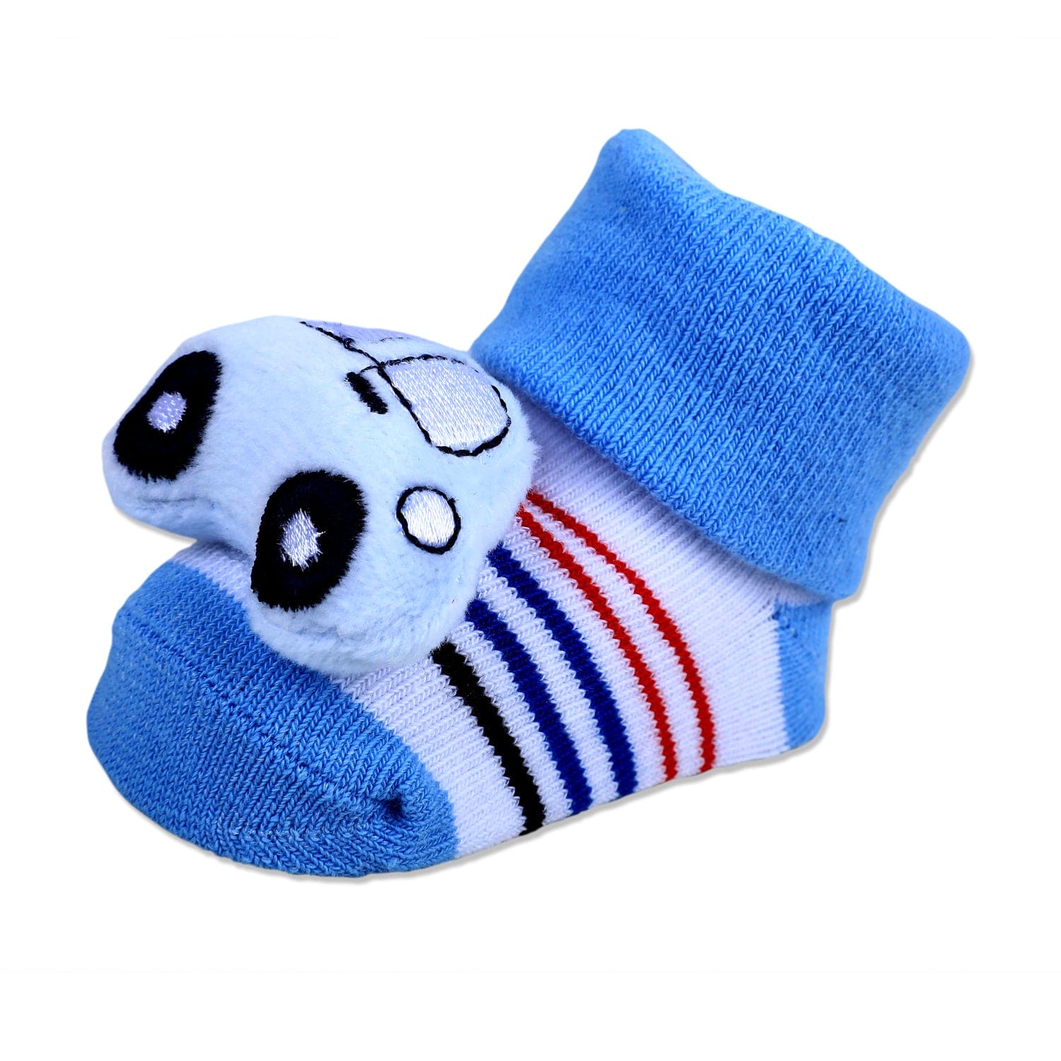 Baby Moo Car Cotton Anti-Skid 3D Socks - Blue - Baby Moo