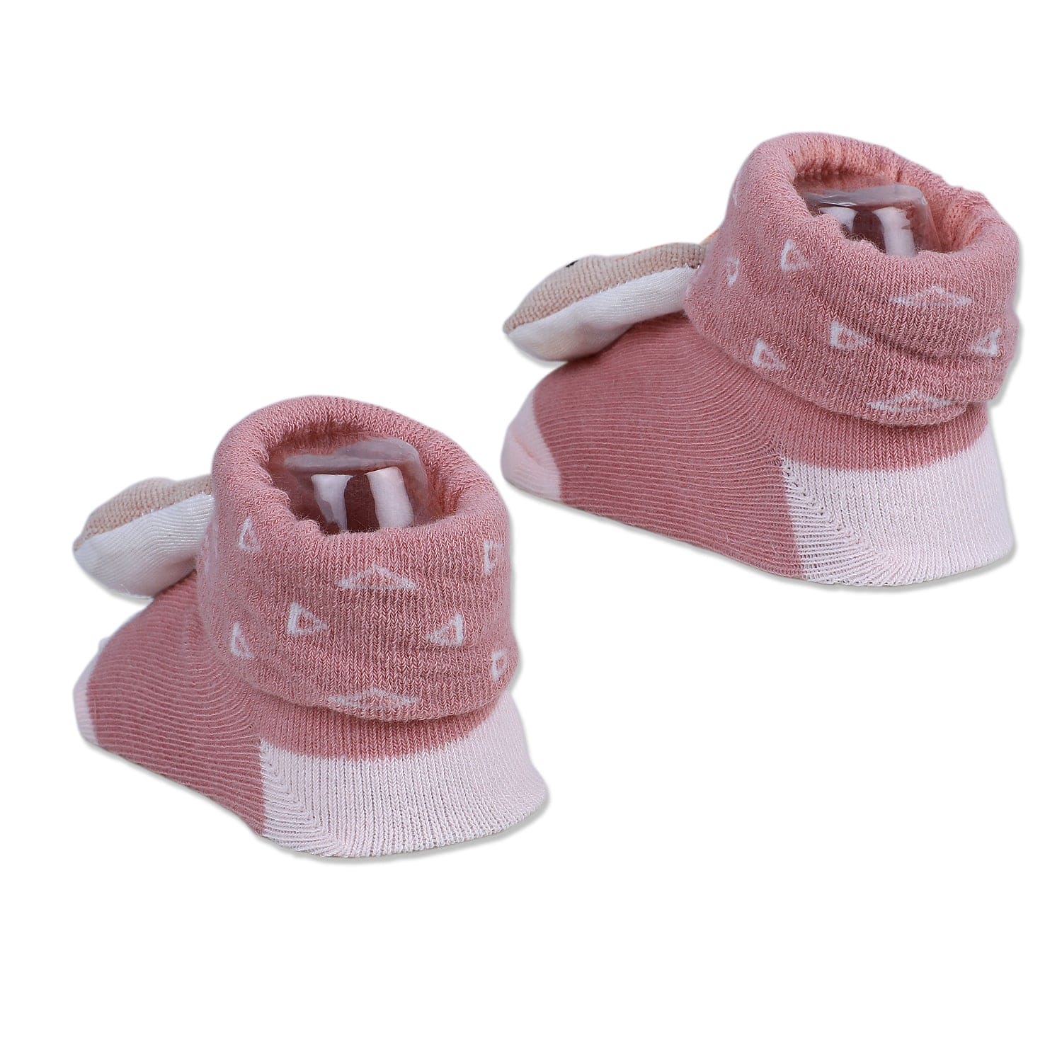 Baby Moo Cuddly Bunny Cotton Anti-Skid 3D Socks - Pink - Baby Moo