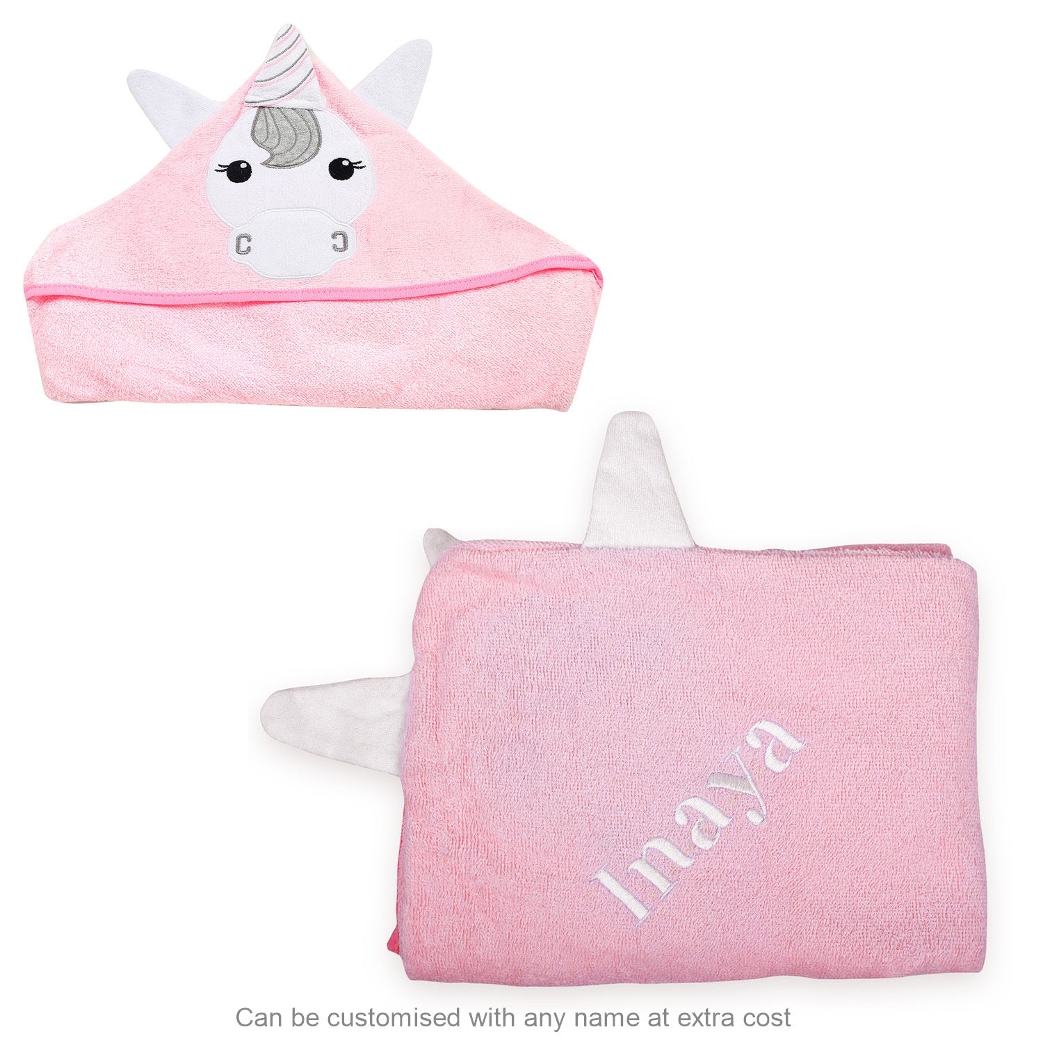 Flying Unicorn Pink Unicorn Hooded Towel