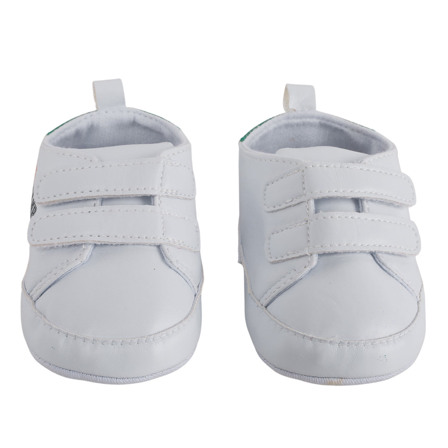 Baby Moo Little Champ White Velcro Sneakers - Baby Moo