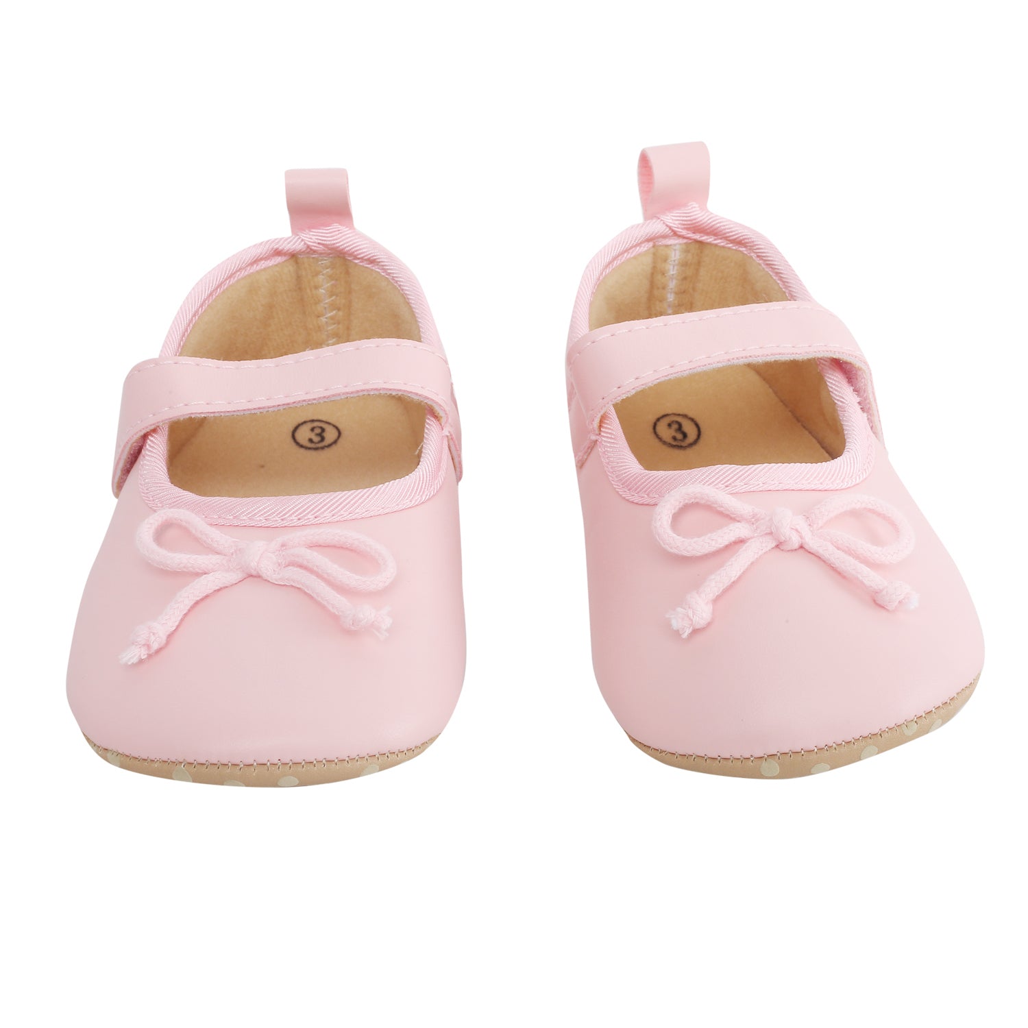 Baby Moo Dressy Bow Pink Booties - Baby Moo