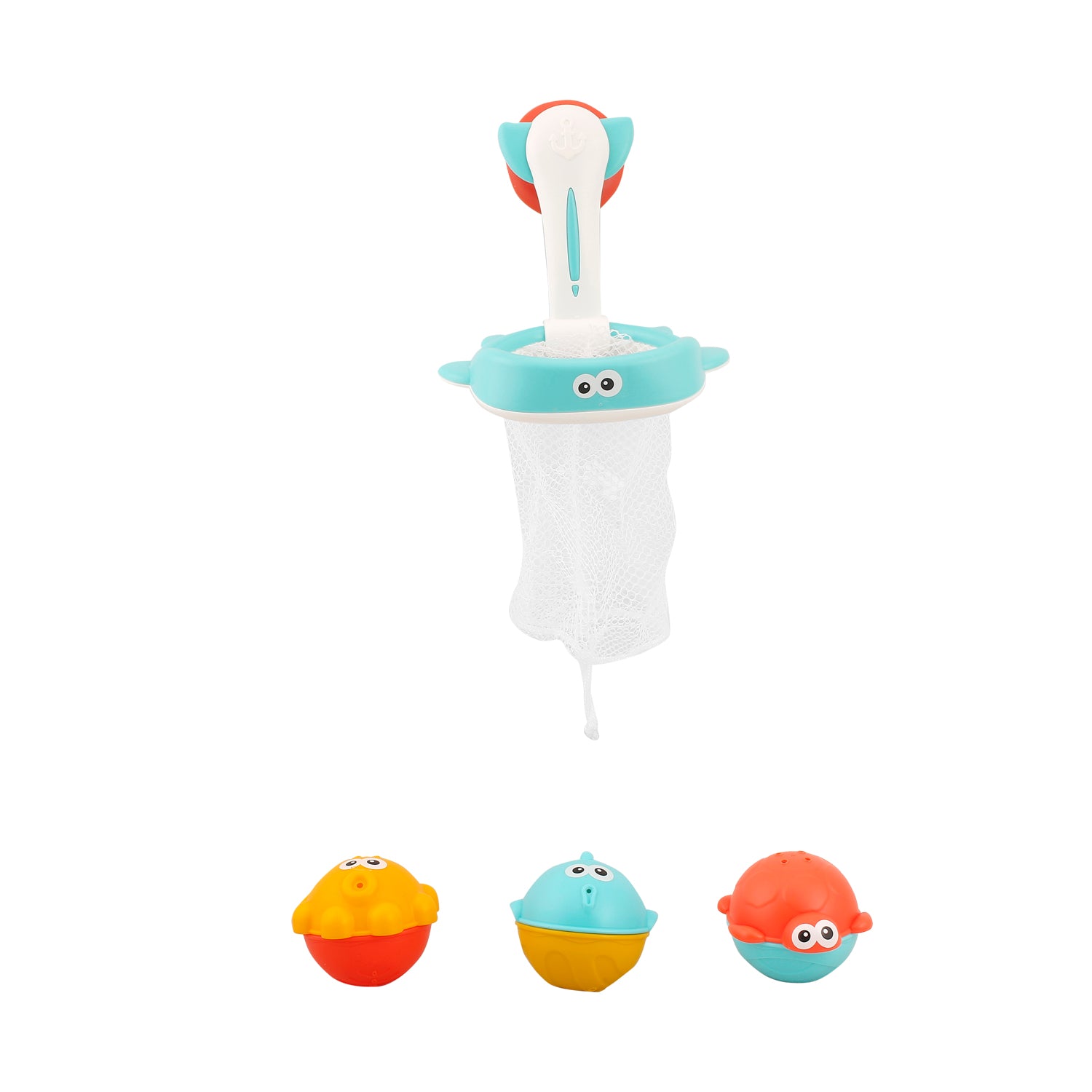 Catch The Fish Multicolour Set Of 3 Bath Toy - Baby Moo