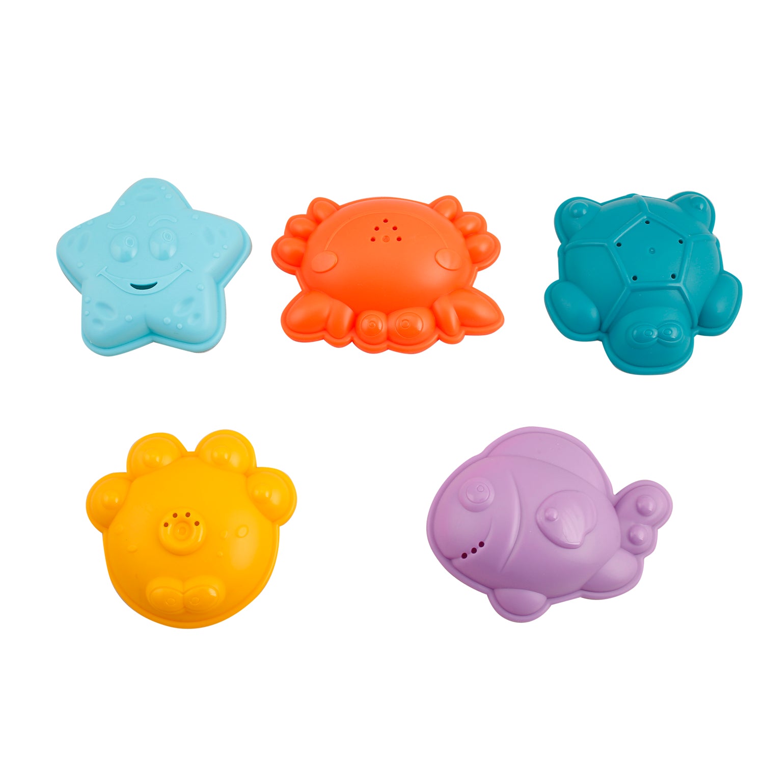 Rescuing My Ocean Friends Multicolour Set Of 5 Bath Toy - Baby Moo