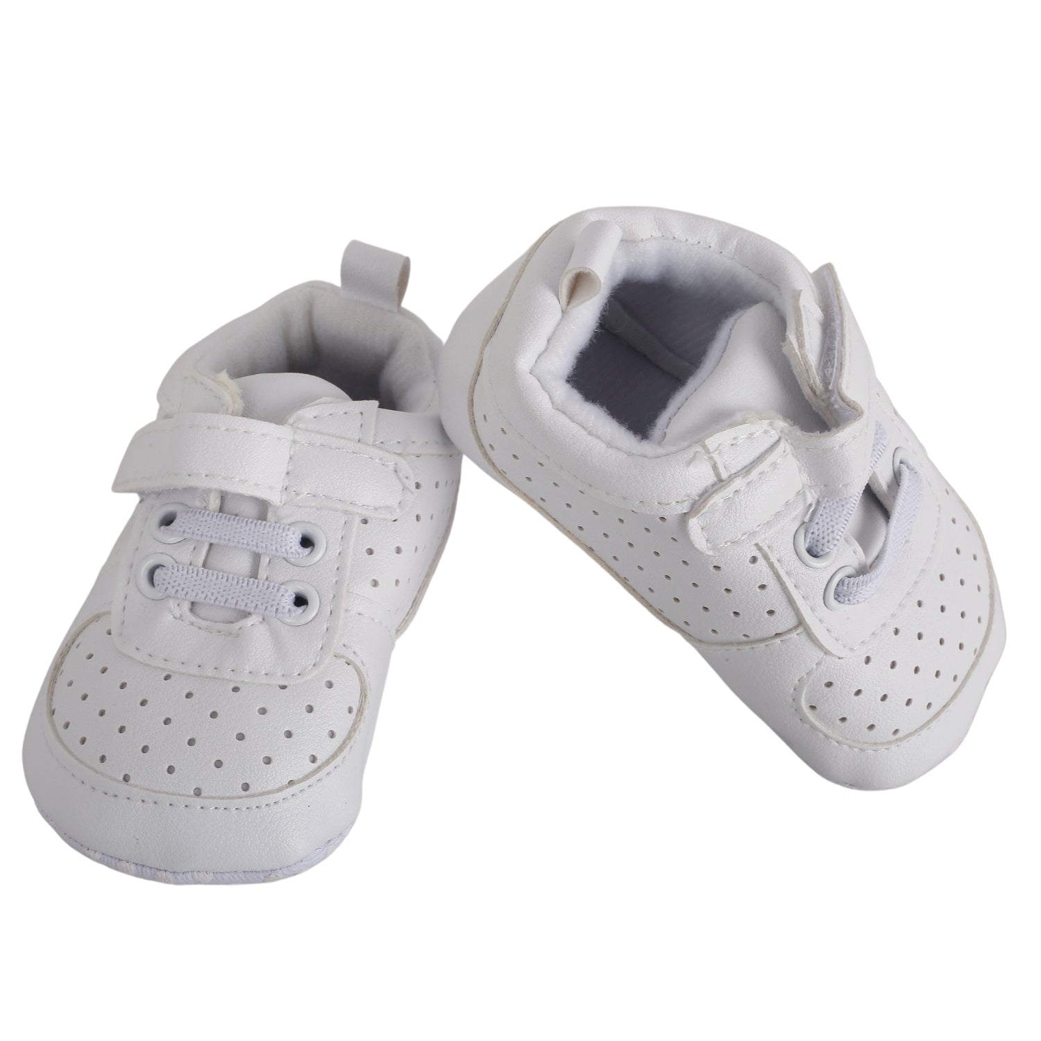 Baby Moo Matte White Sneakers - Baby Moo