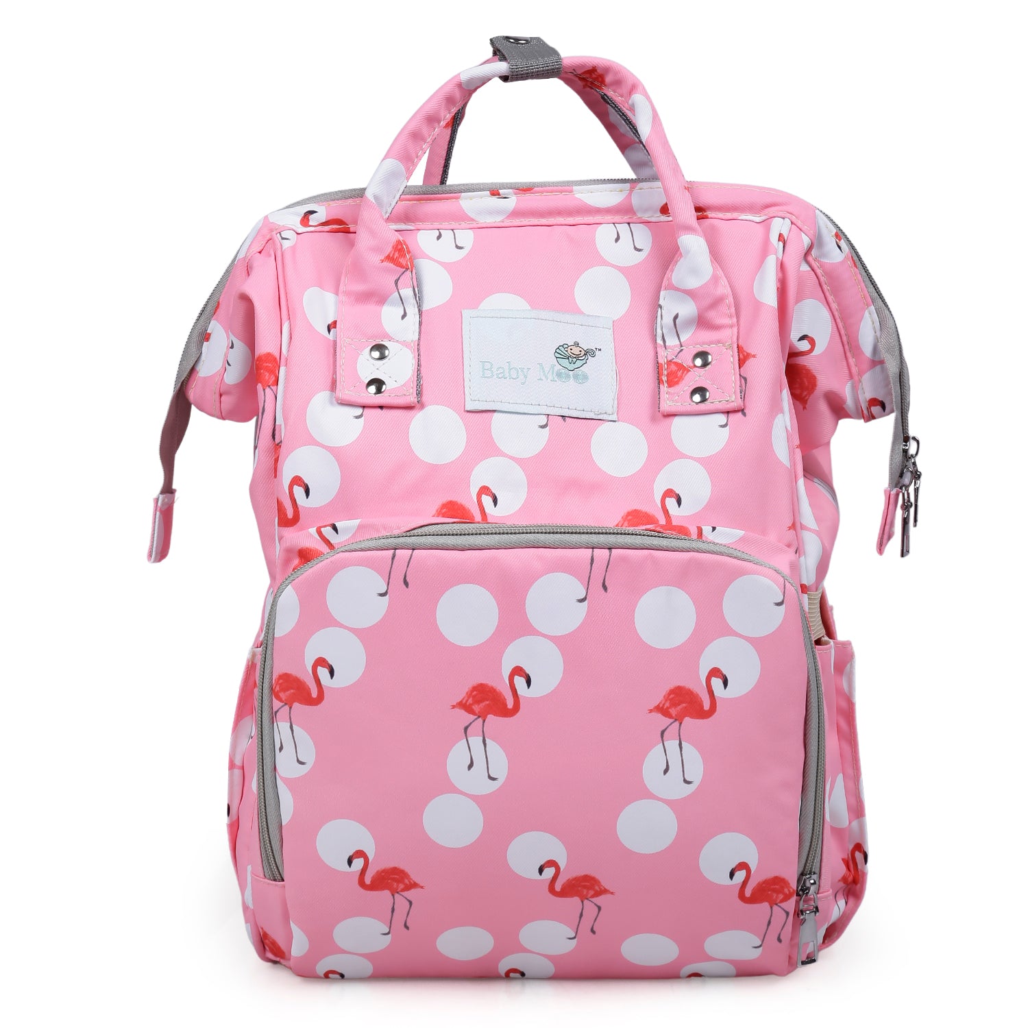 Diaper Bag 
Maternity Backpack Flamingo Pink - Baby Moo