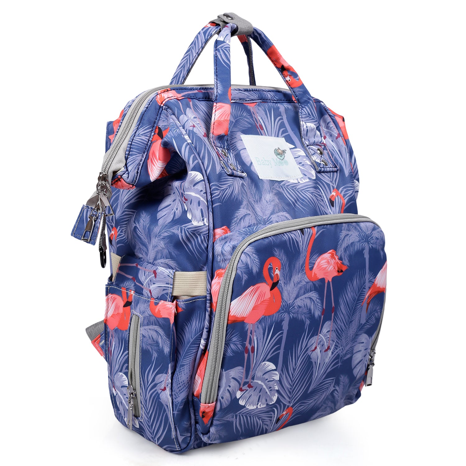 Diaper Bag 
Maternity Backpack Flamingo Blue