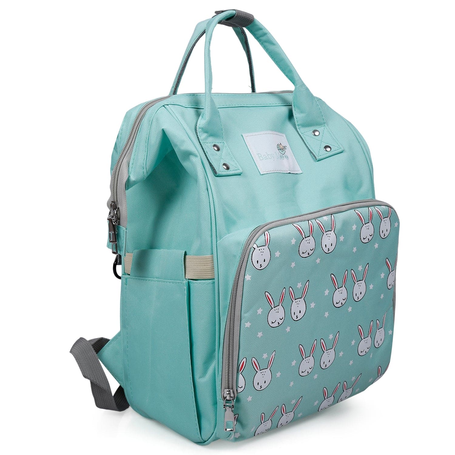 Green backpack outlet diaper bag