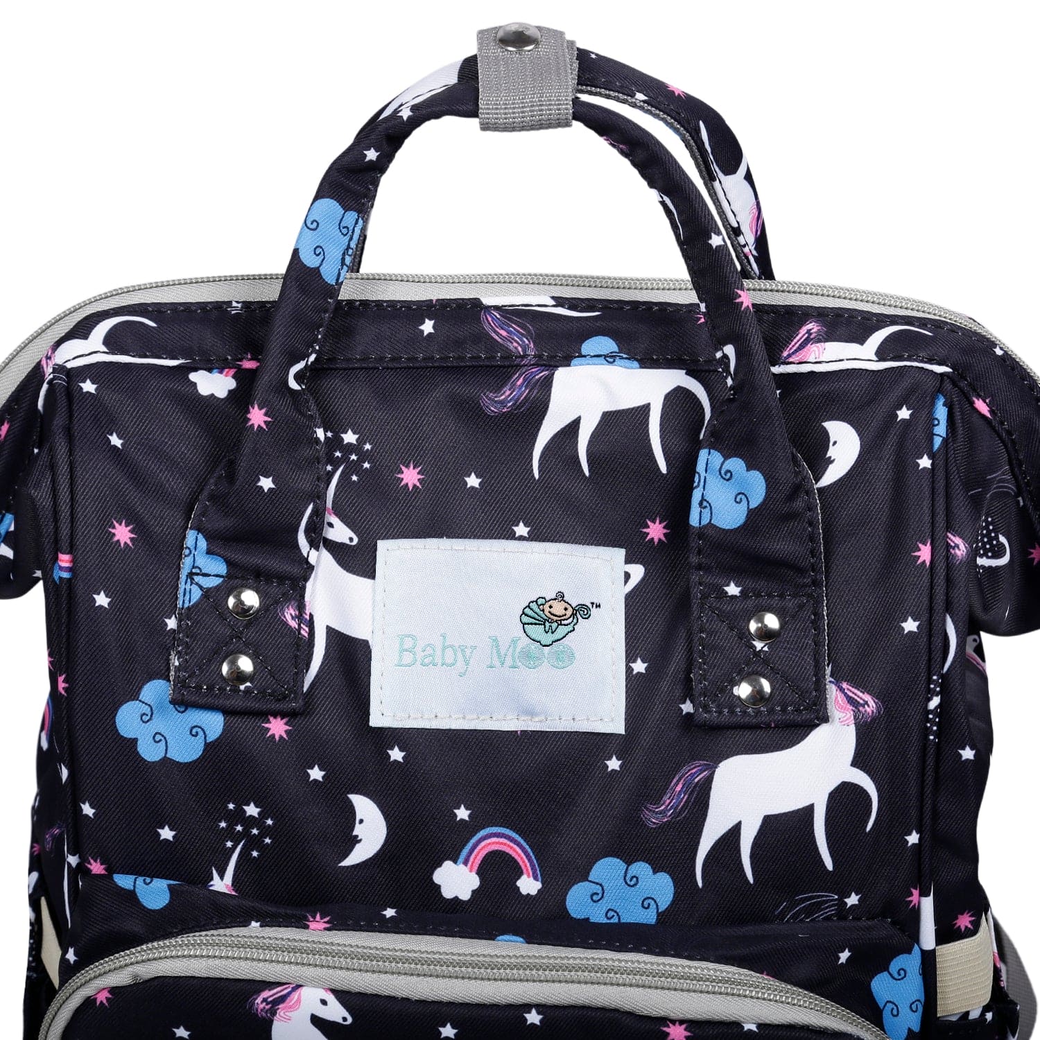 Afro Puffs and Unicorns Personalized online Multi-Function Diaper Backpack/Diaper Bag