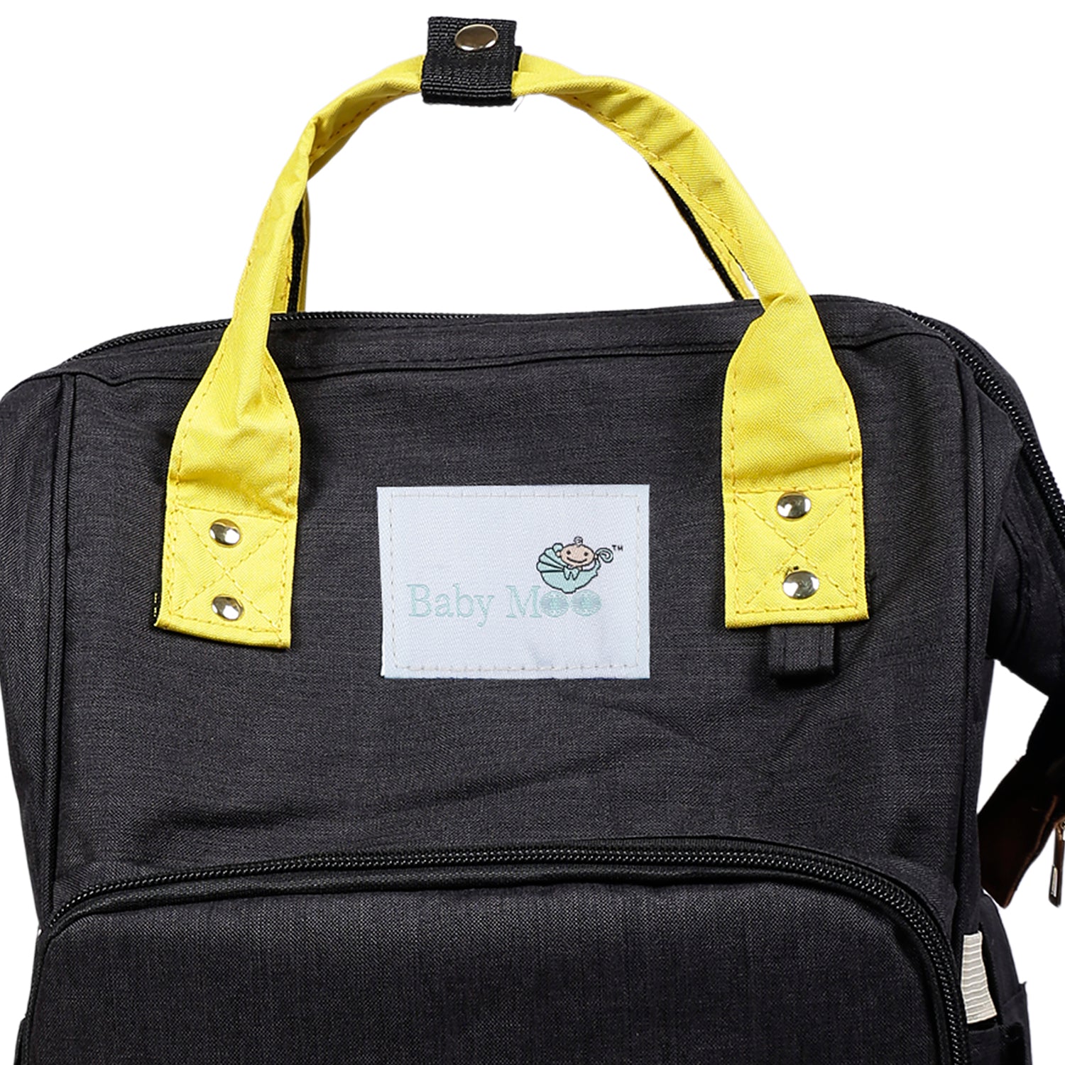 Diaper Bag 
Maternity Backpack Solid Black - Baby Moo