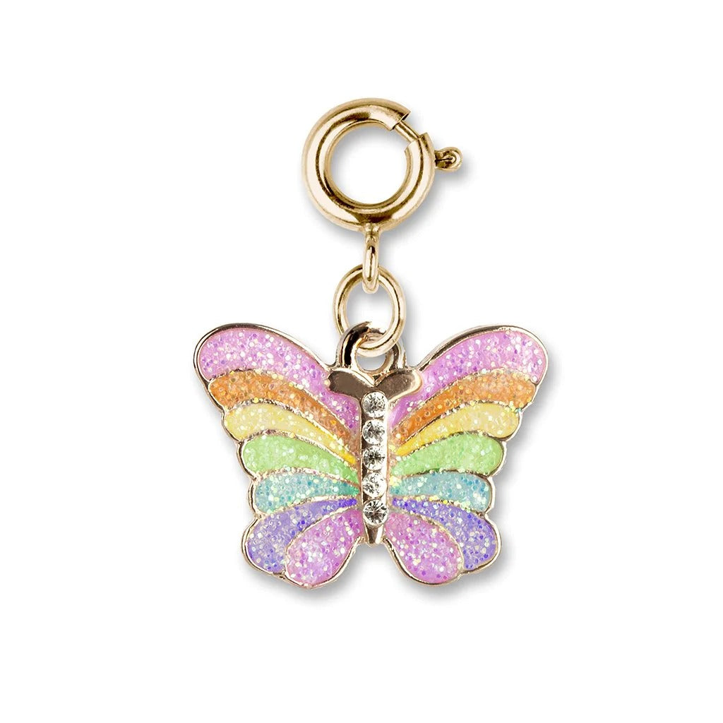 Charmit Gold Butterfly Charm - Multicolour - Baby Moo