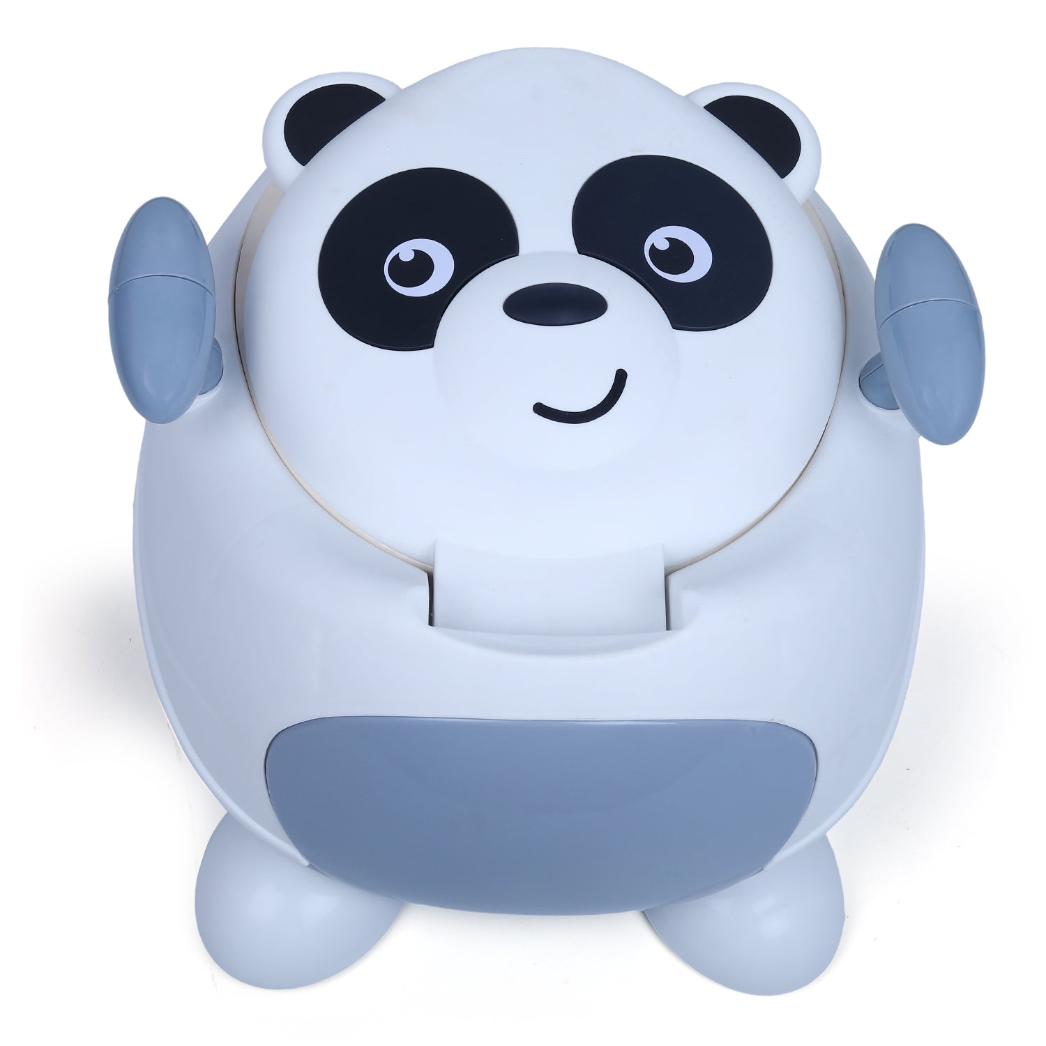 Baby Moo Panda Detachable Lid With Handle For Toilet Training Potty Chair - White - Baby Moo