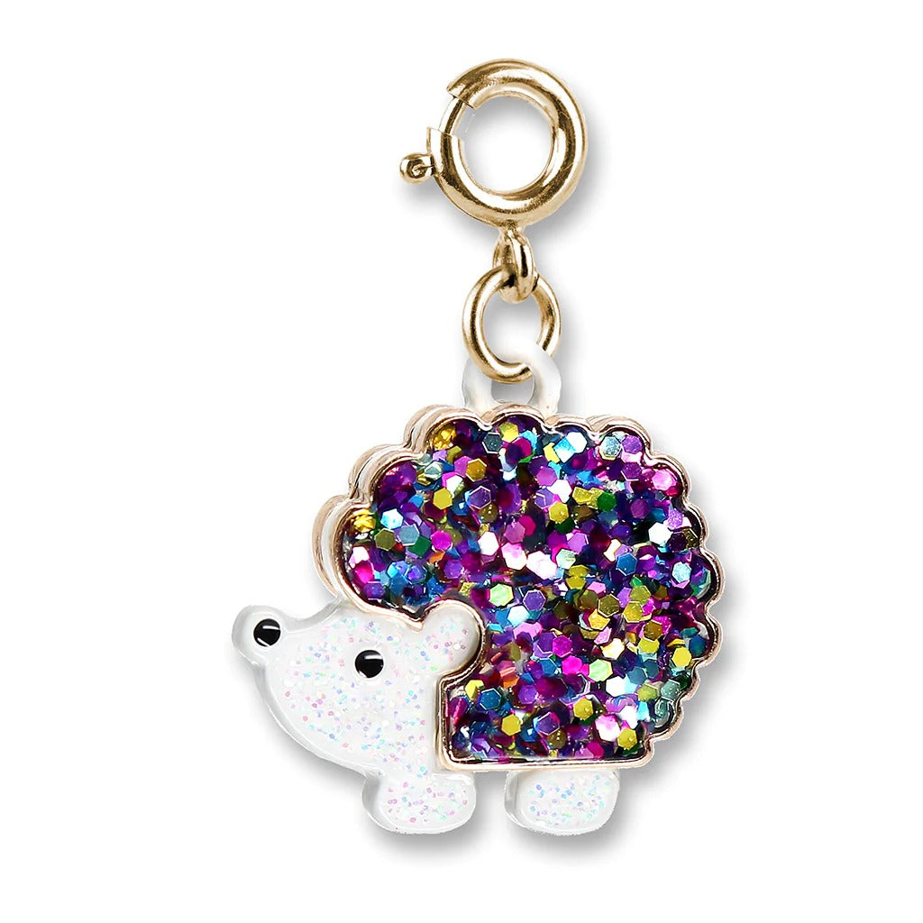 Charmit Gold Glitter Hedgehog Charm - Multicolour - Baby Moo