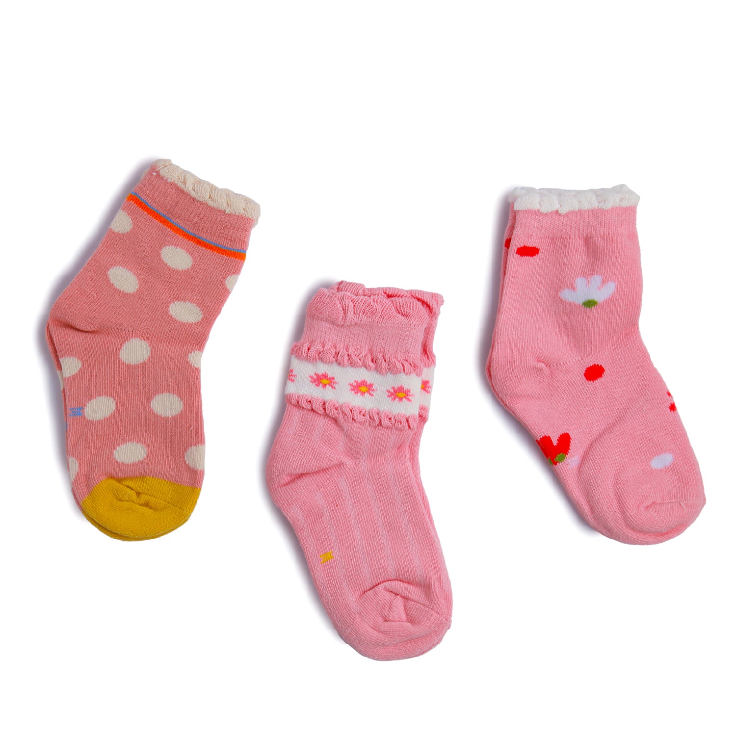 Floral Pastel Shades 5 Pk Socks - Baby Moo