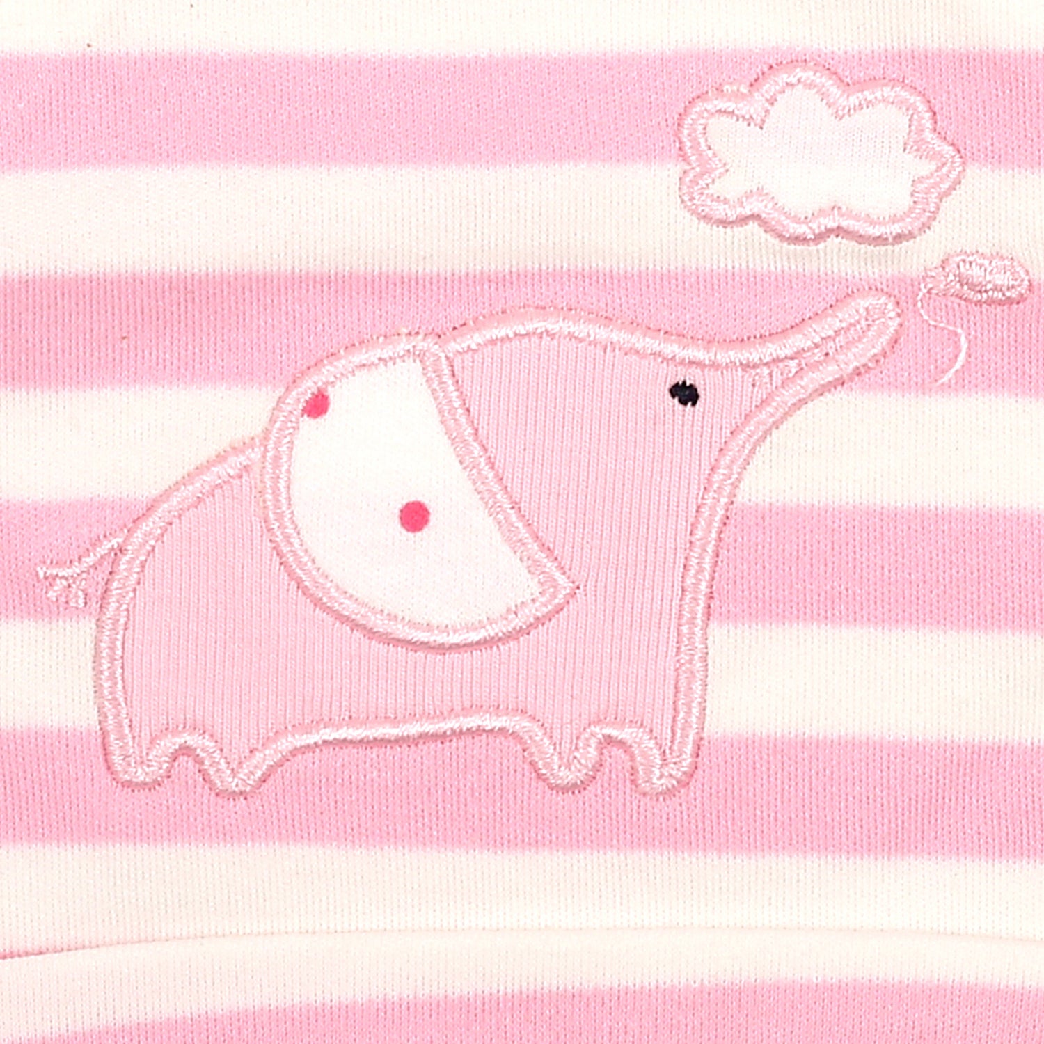 Pink Elephant 3 Pk Caps - Baby Moo