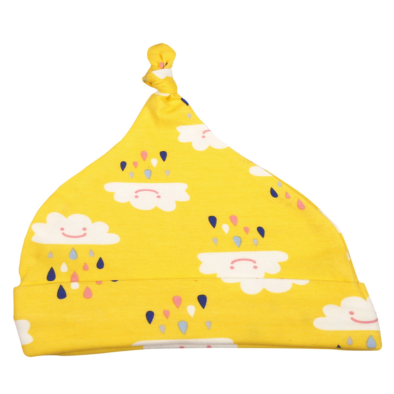 Happy Yellow 3 Pk Caps - Baby Moo