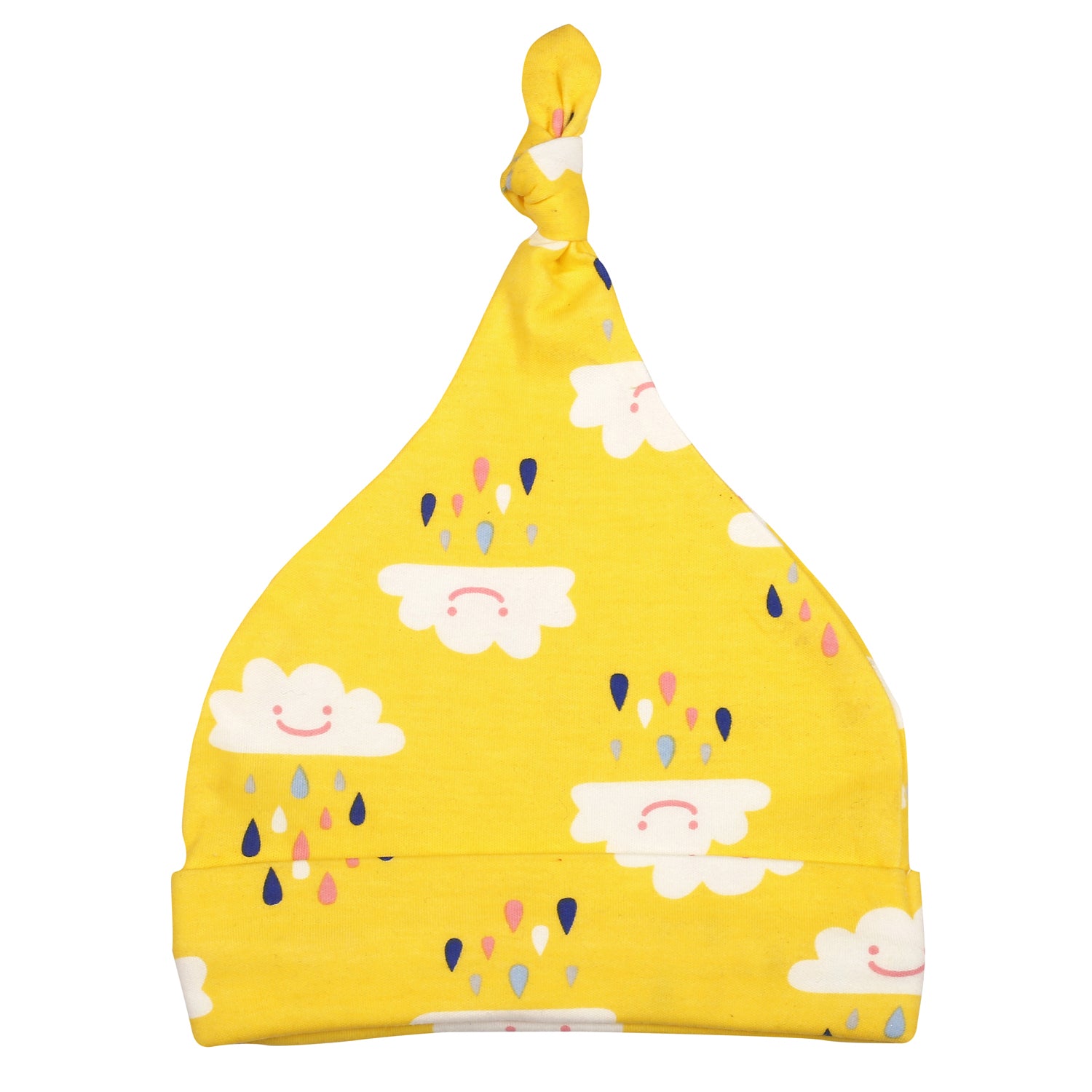 Happy Yellow 3 Pk Caps - Baby Moo