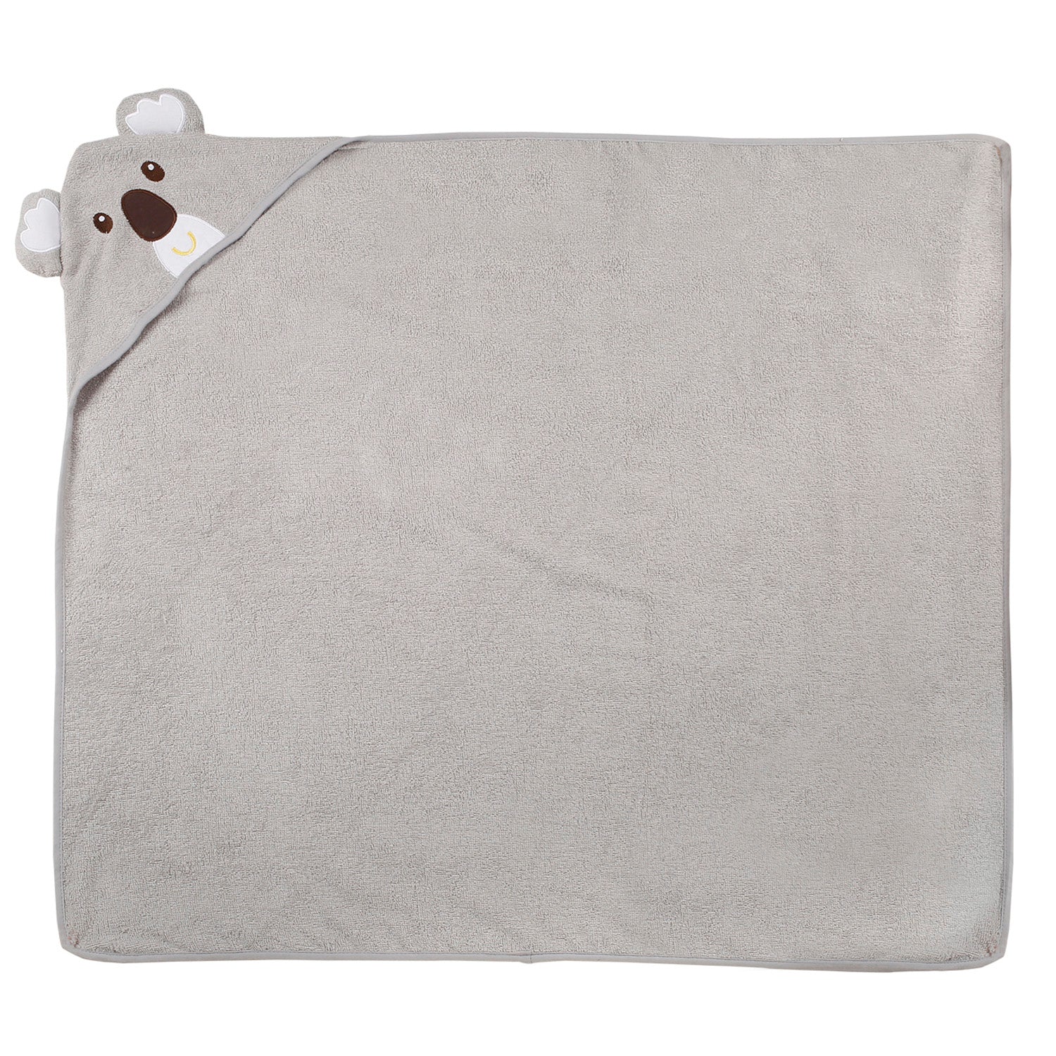 Koala Bear Grey Hooded Towel - Baby Moo