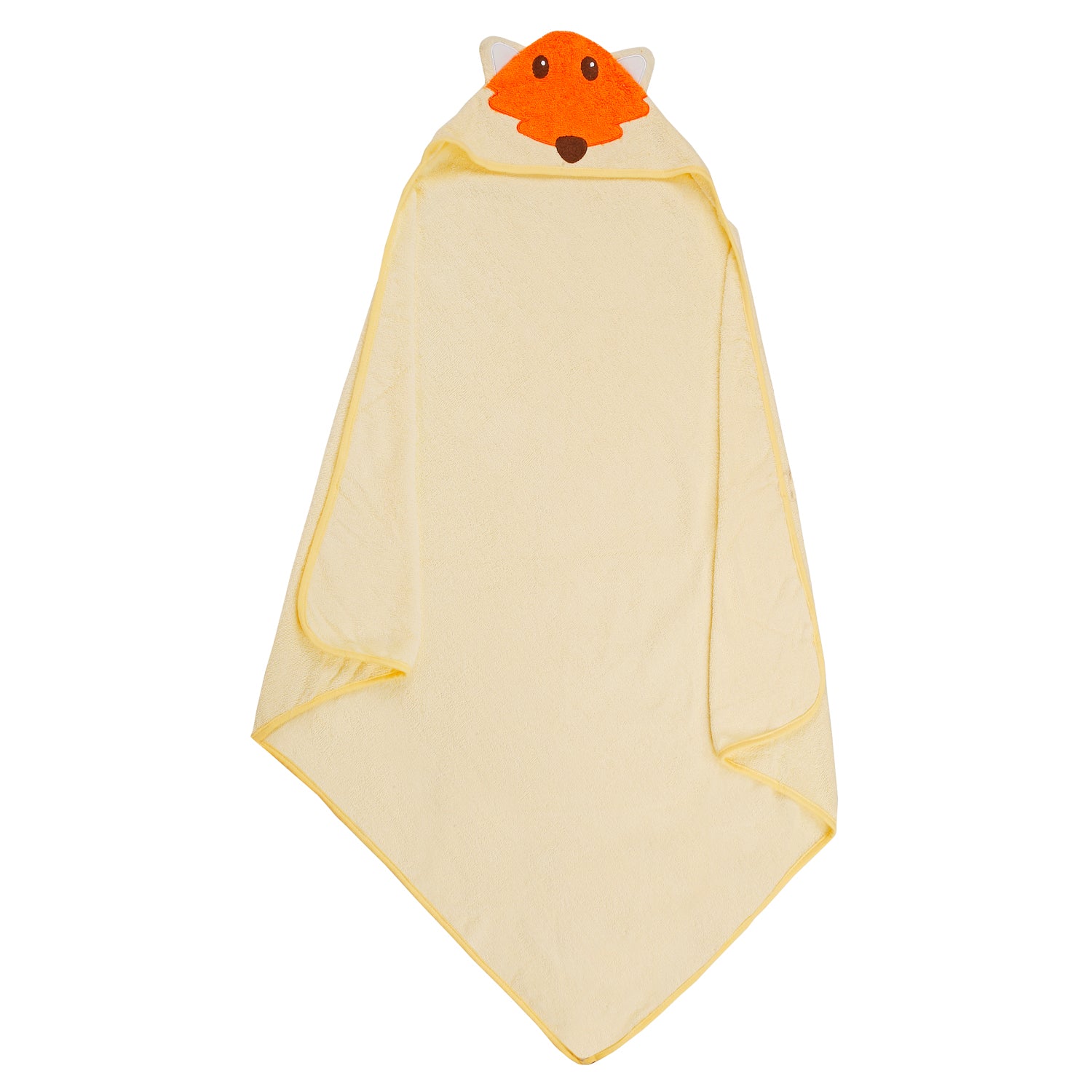 Animal Yellow Hooded Towel - Baby Moo