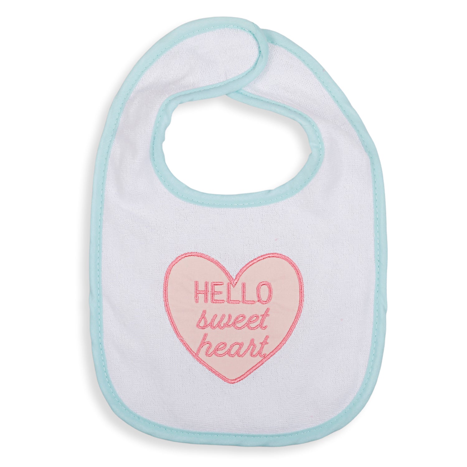 Feeding Bibs Pack Of 3 Wild And Free White And Pink - Baby Moo