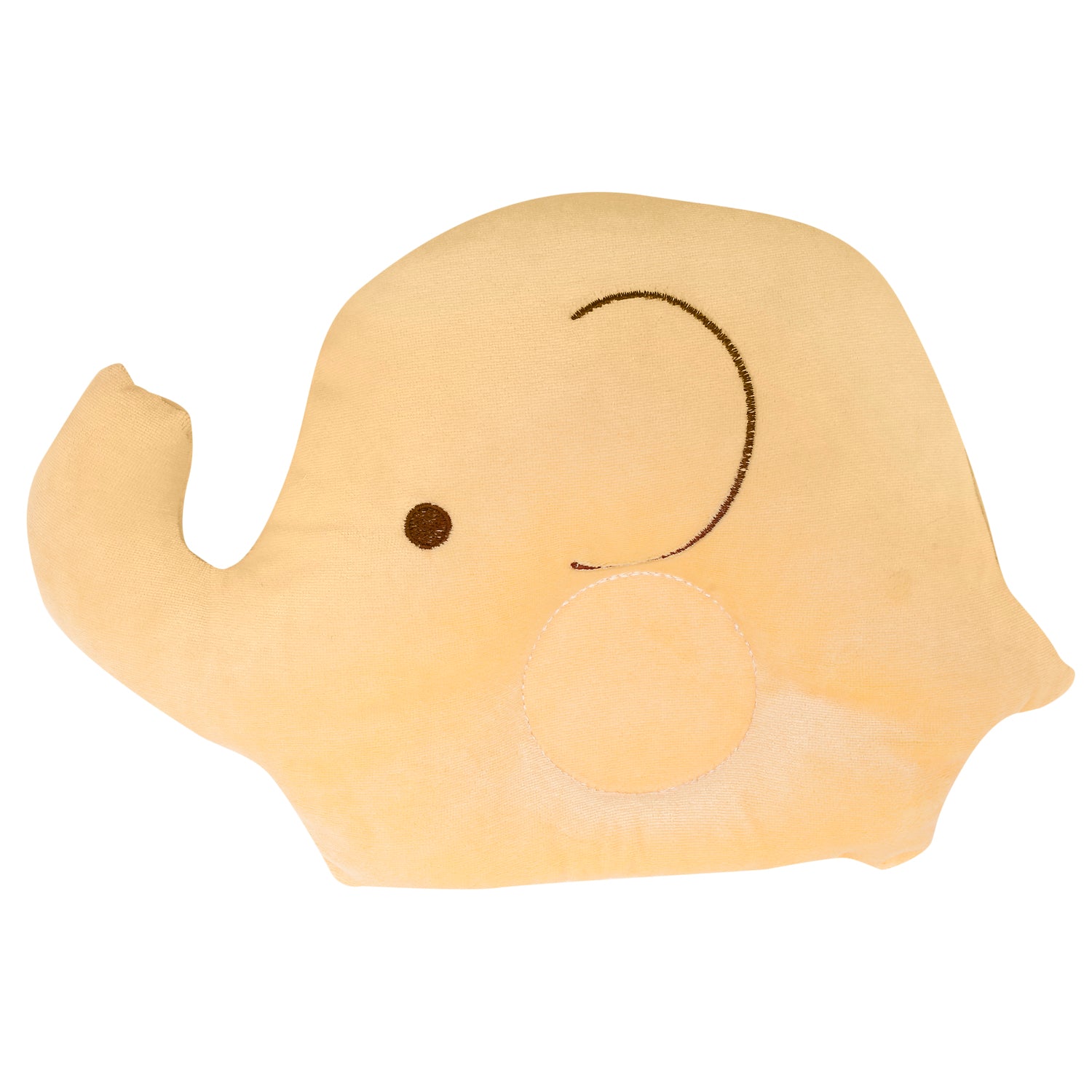 Elephant Shaped Yellow Baby Pillow