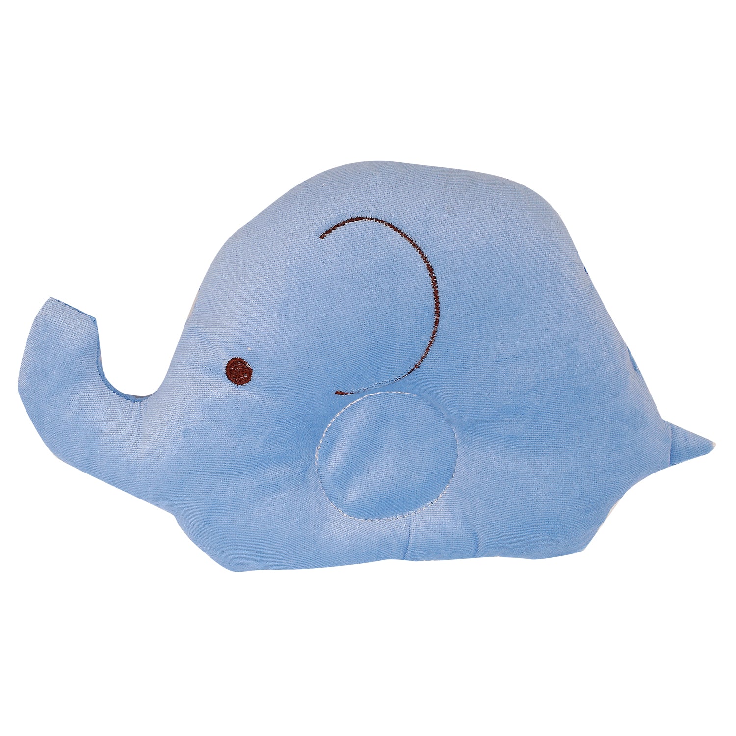 Elephant Shaped Blue Baby Pillow